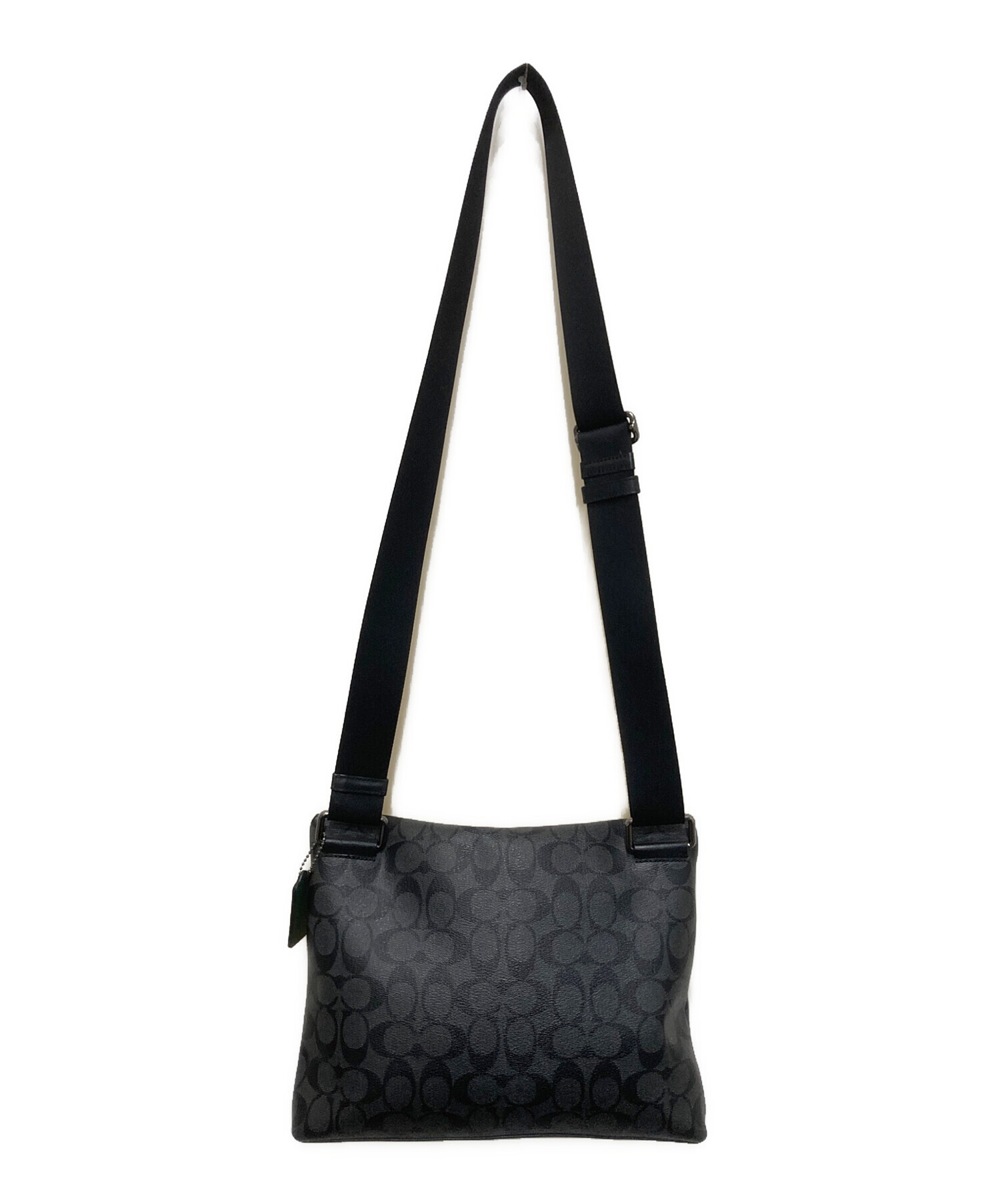 中古・古着通販】COACH (コーチ) トンプソンショルダーバッグ ブラック