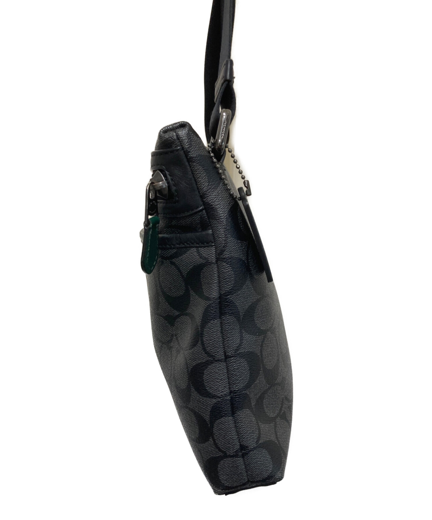 中古・古着通販】COACH (コーチ) トンプソンショルダーバッグ ブラック