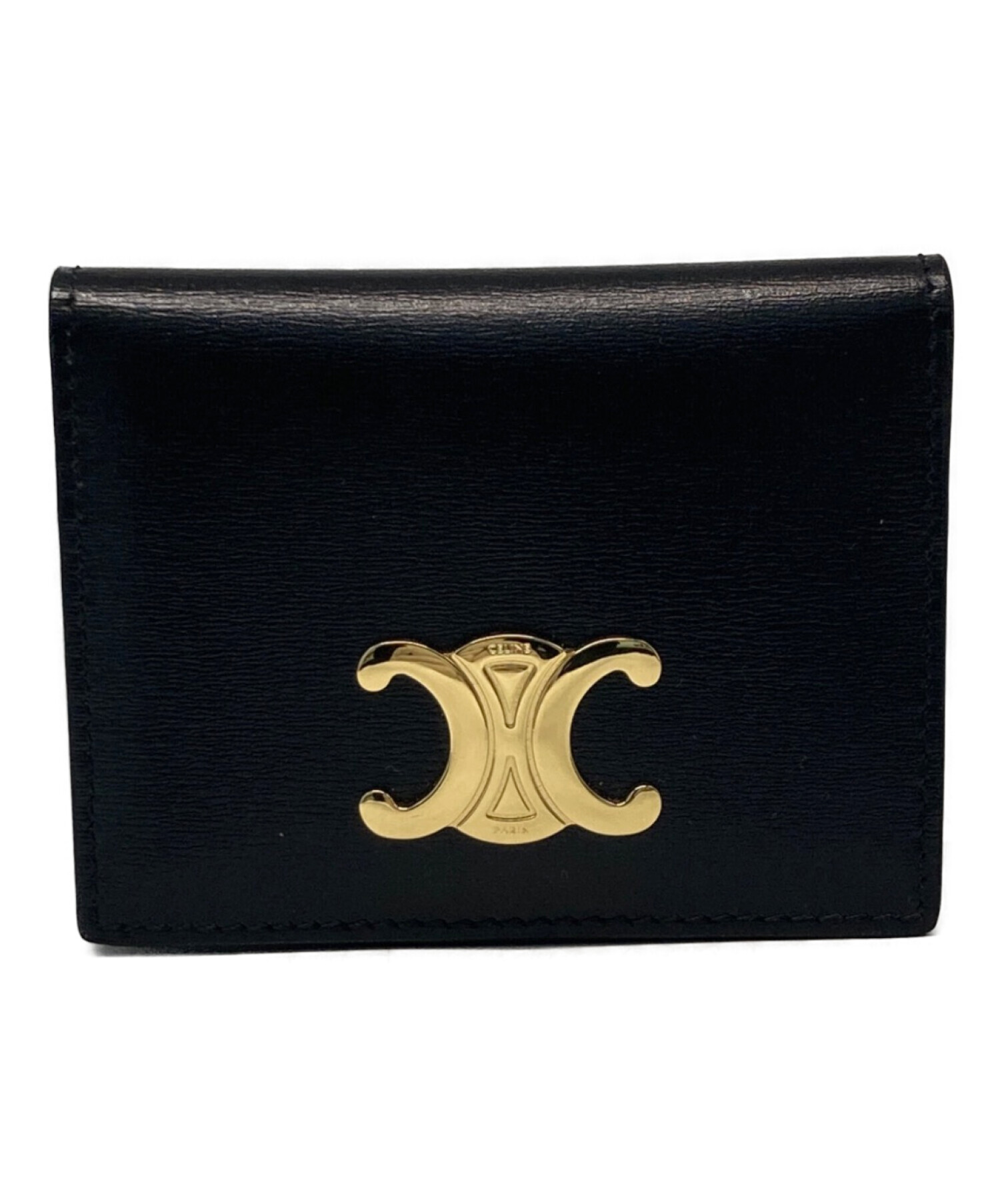 セリーヌ バイフォールド トリオンフ カードホルダー カードケース レディース 【中古】 中古・古着通販】CELINE (セリーヌ) バイフォールド トリオンフ カード