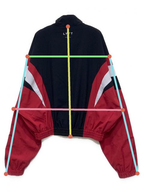 中古・古着通販】Lyft (リフト) 2LINE OVERSIZE TRACK JACKET ブラック