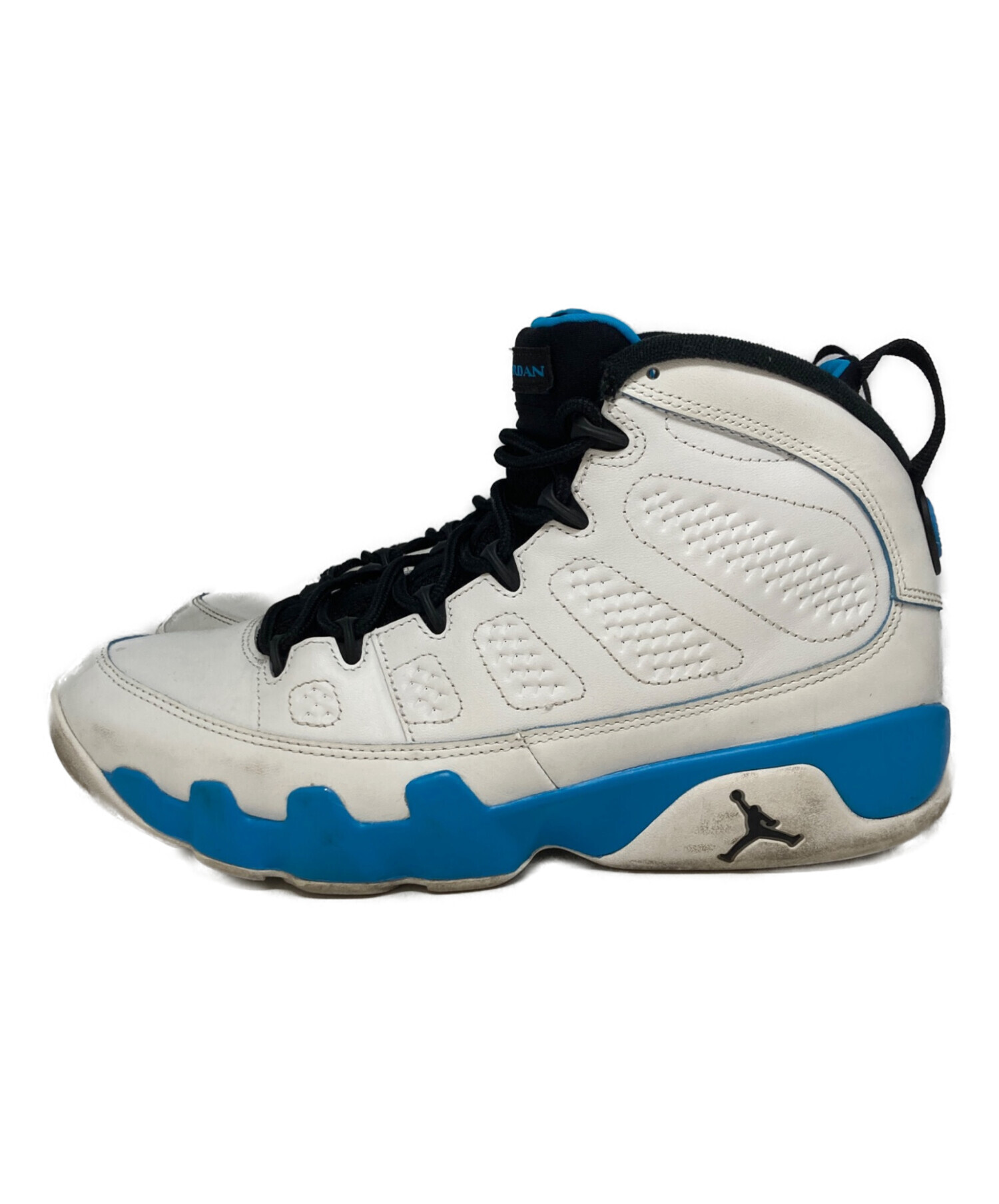中古・古着通販】NIKE (ナイキ) AIR JORDAN 9 RETRO ホワイト×ブルー 