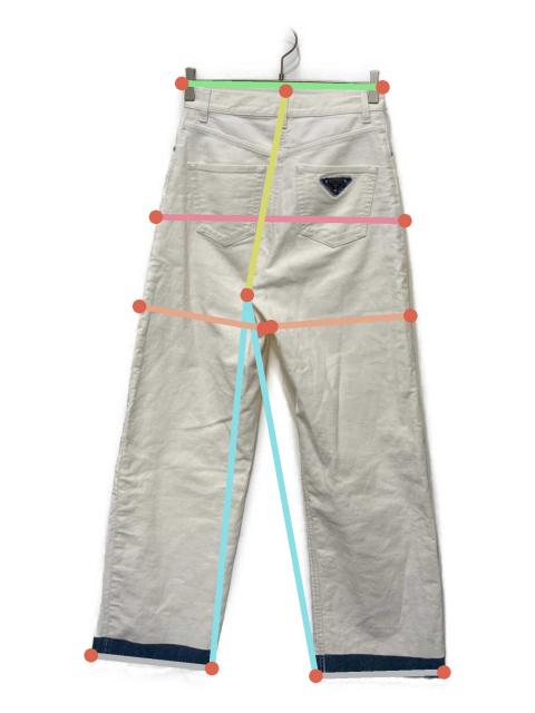 中古・古着通販】PRADA (プラダ) トライアングルロゴデニムパンツ