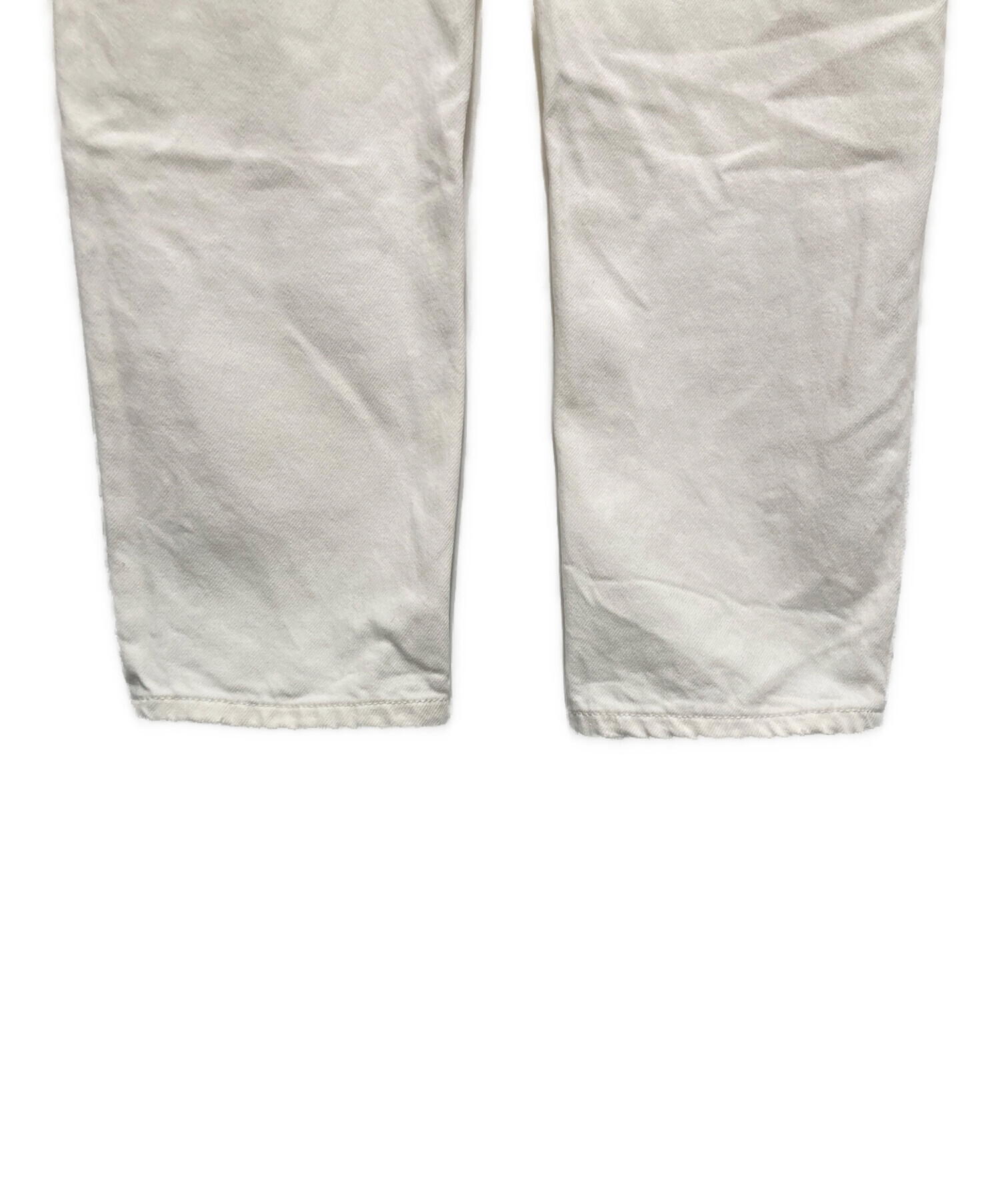 中古・古着通販】PRADA (プラダ) 三角ロゴプレート付きデニムパンツ