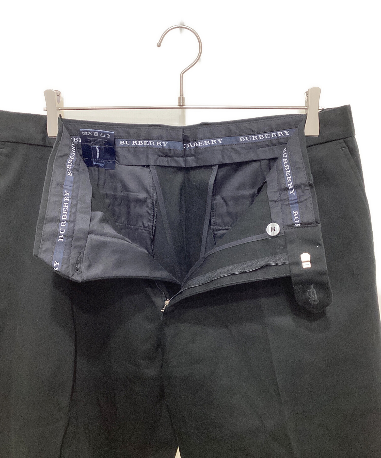中古・古着通販】BURBERRY (バーバリー) オールド1タックトラウザー
