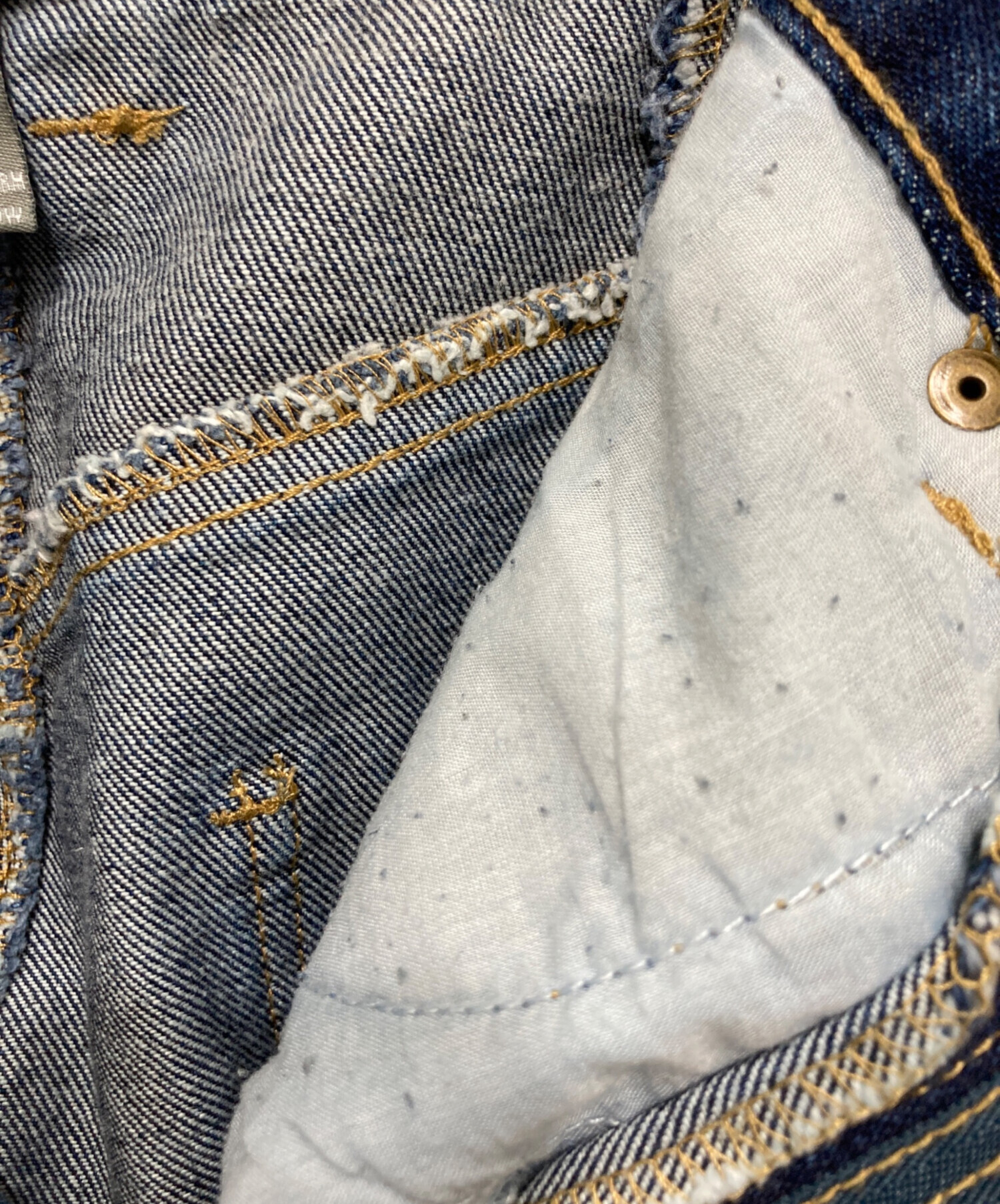 中古・古着通販】NOIZ JEANS (ノイズジーンズ) パッチワークデニム 