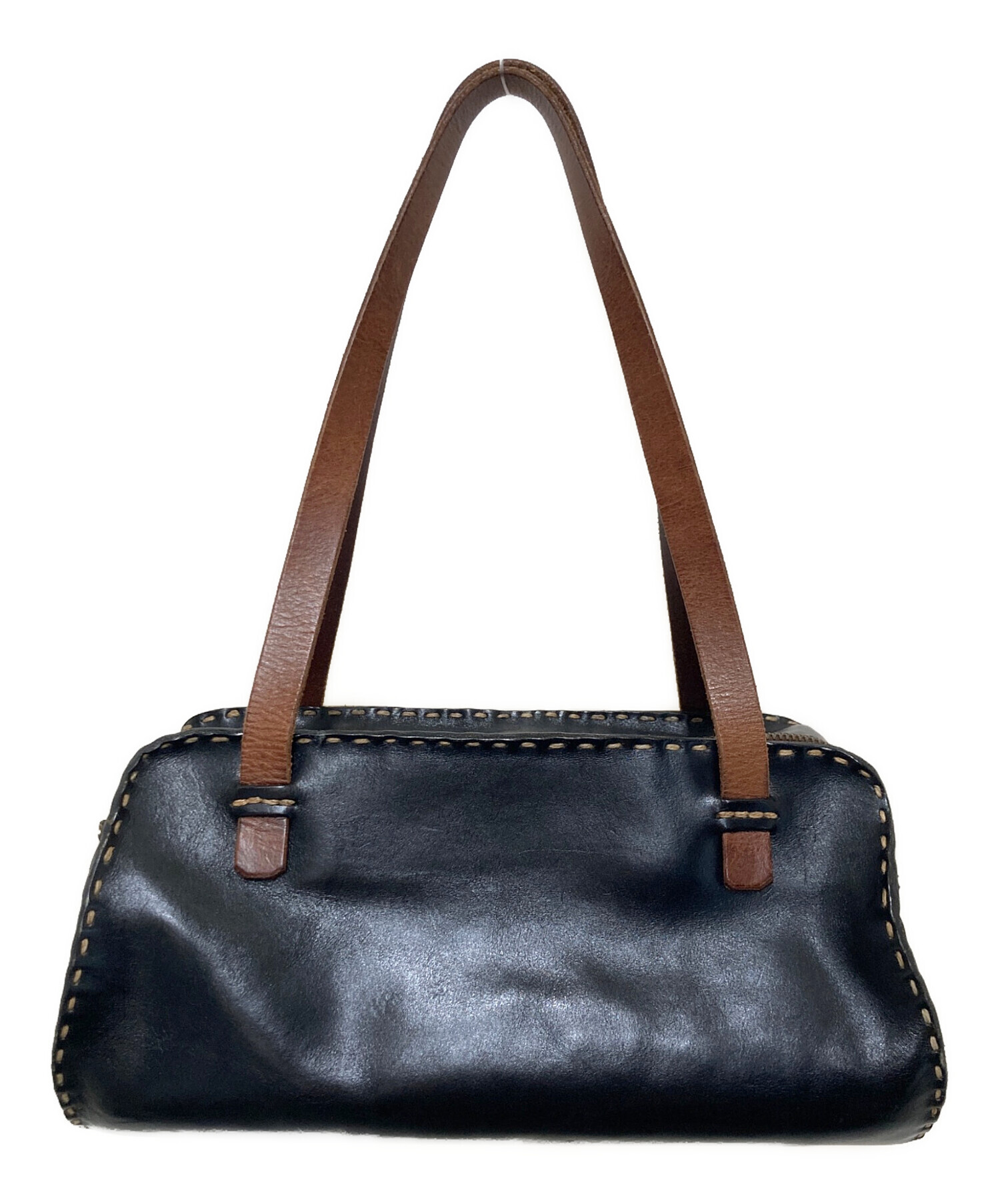 アンリークイール✨️ワンちゃん革製 レザーバッグチャーム HENRY CUIR 中古・古着通販】HENRY CUIR (アンリークイール) ステッチレザー