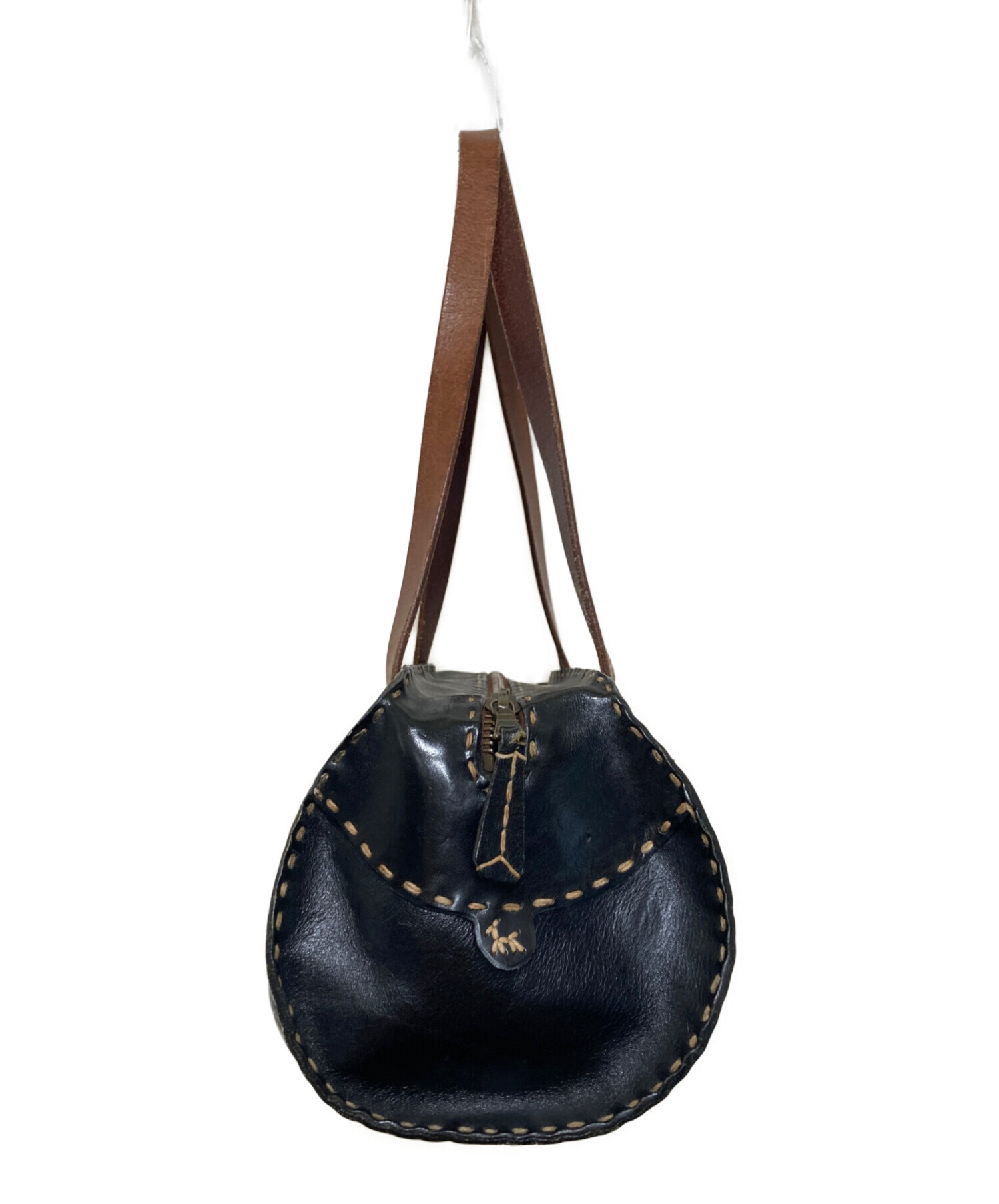アンリークイール✨️ワンちゃん革製 レザーバッグチャーム HENRY CUIR 中古・古着通販】HENRY CUIR (アンリークイール) ステッチレザー