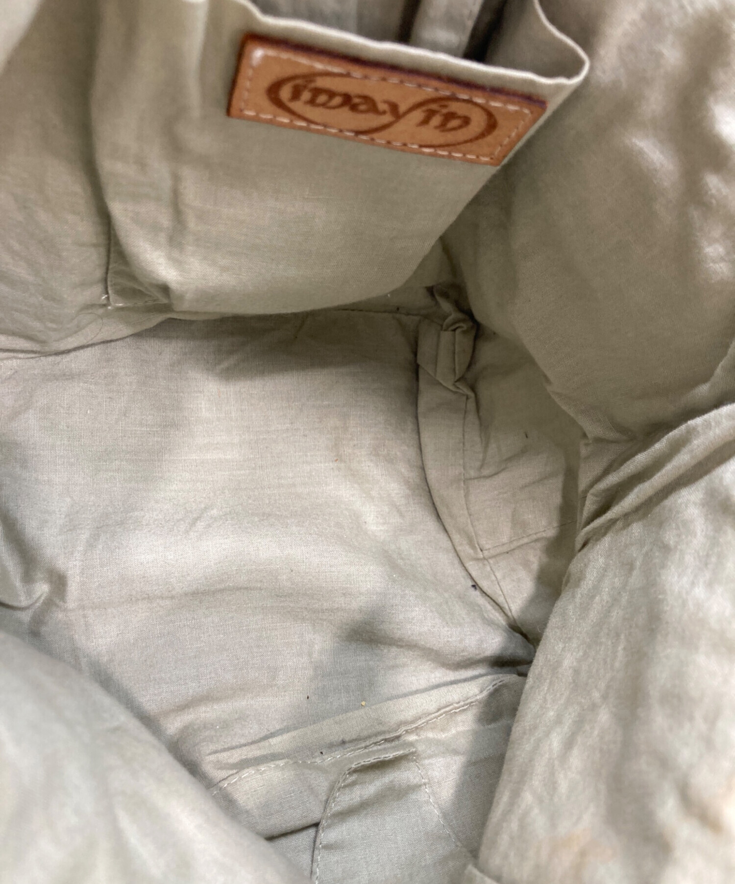 中古・古着通販】IMAYIN (イマイエン) ビーズハンドバッグ ホワイト