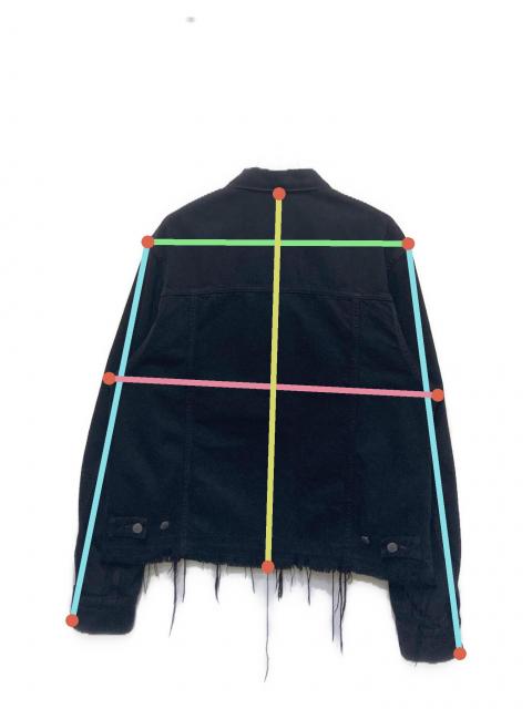 中古・古着通販】Name. (ネーム) 3rd TYPE DENIM G-JKT ブラック