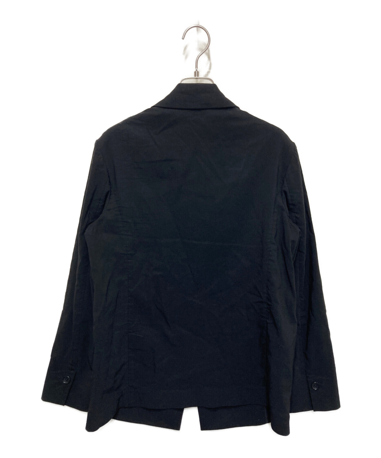 theory luxe リネン混 ダブルブレスト テーラードジャケット 黒 40 中古・古着通販】theory luxe (セオリーリュクス) リネンブレンド