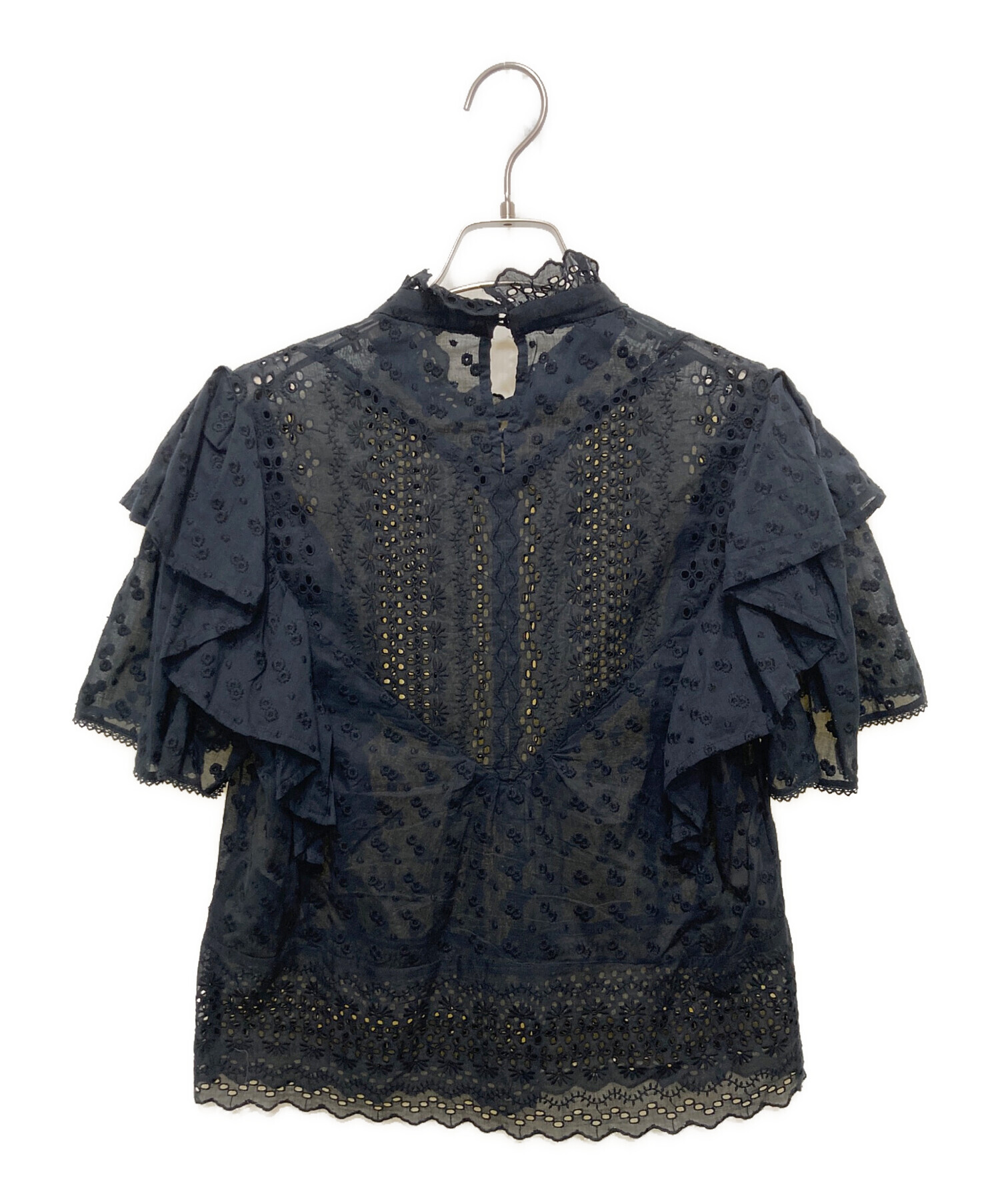 新品 ISABEL MARANT ETOILE フリル袖 ピンタック ブラウス 中古・古着通販】ISABEL MARANT ETOILE (イザベルマランエトワール