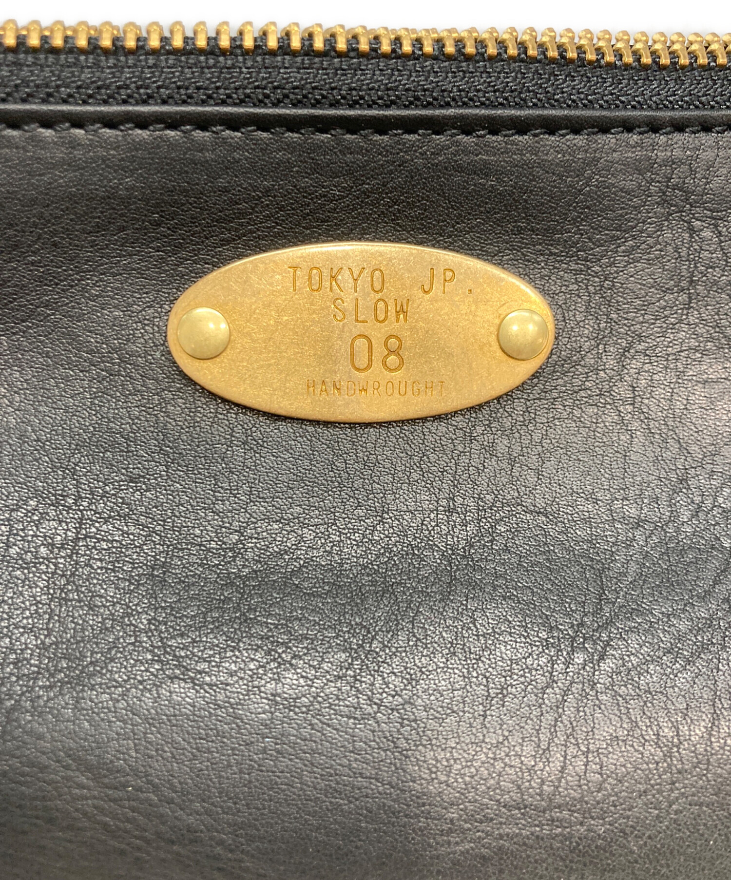中古・古着通販】SLOW (スロウ) レザーボディバッグ ブラック