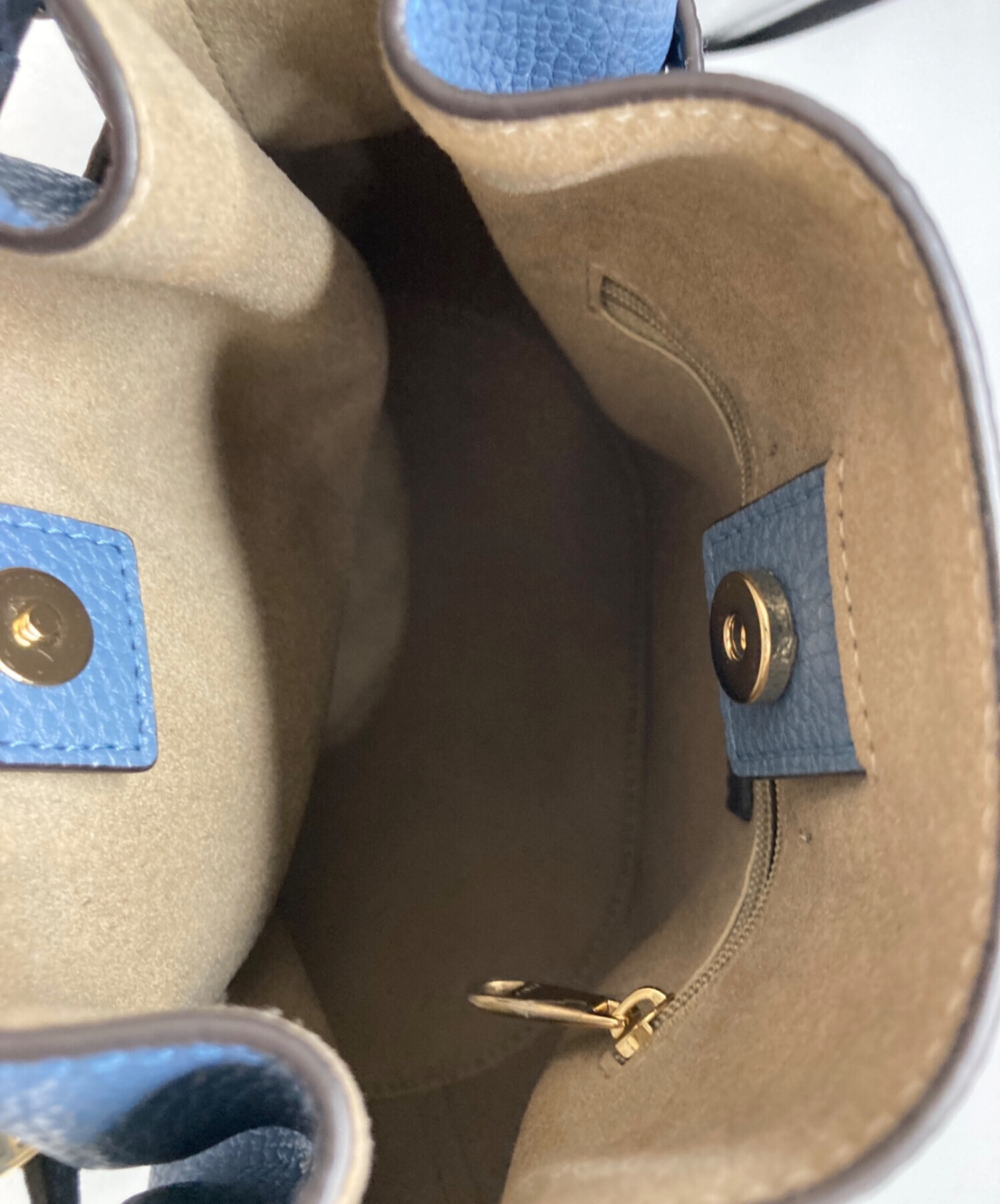 中古・古着通販】FURLA (フルラ) AURA MINI DRAWSTRING ブルー