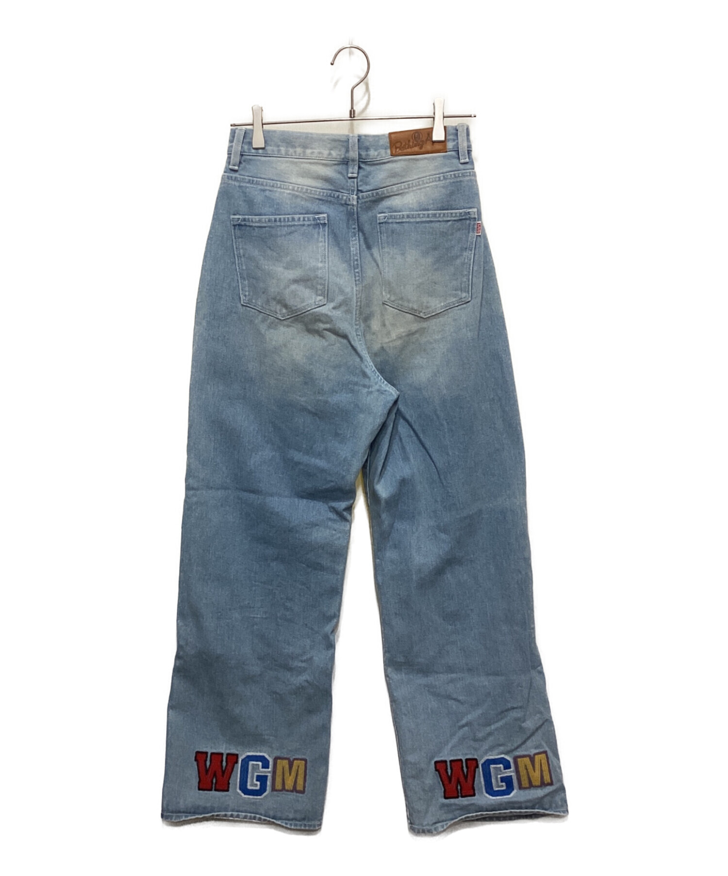 A BATHING APE デニムパンツ Sサイズ　USED加工 中古・古着通販】A BATHING APE (アベイシングエイプ) シャークデニム