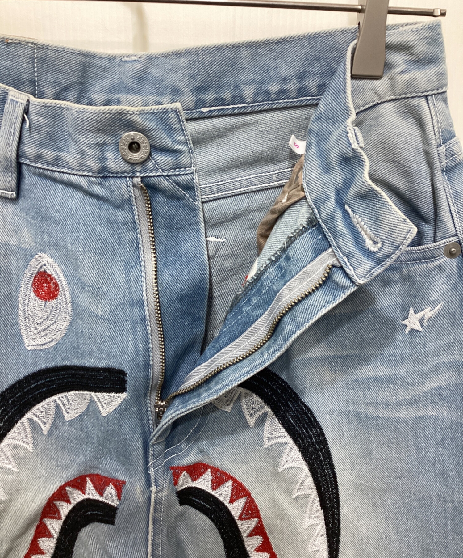 中古・古着通販】A BATHING APE (アベイシングエイプ) シャークデニム