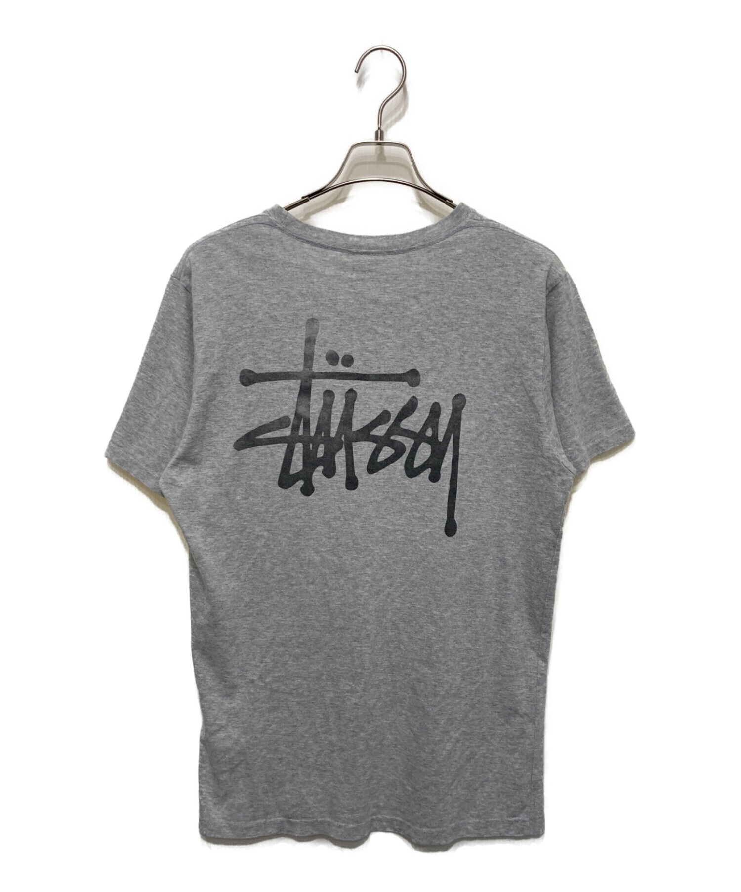 中古・古着通販】stussy (ステューシー) ロゴTシャツ グレー サイズ:S