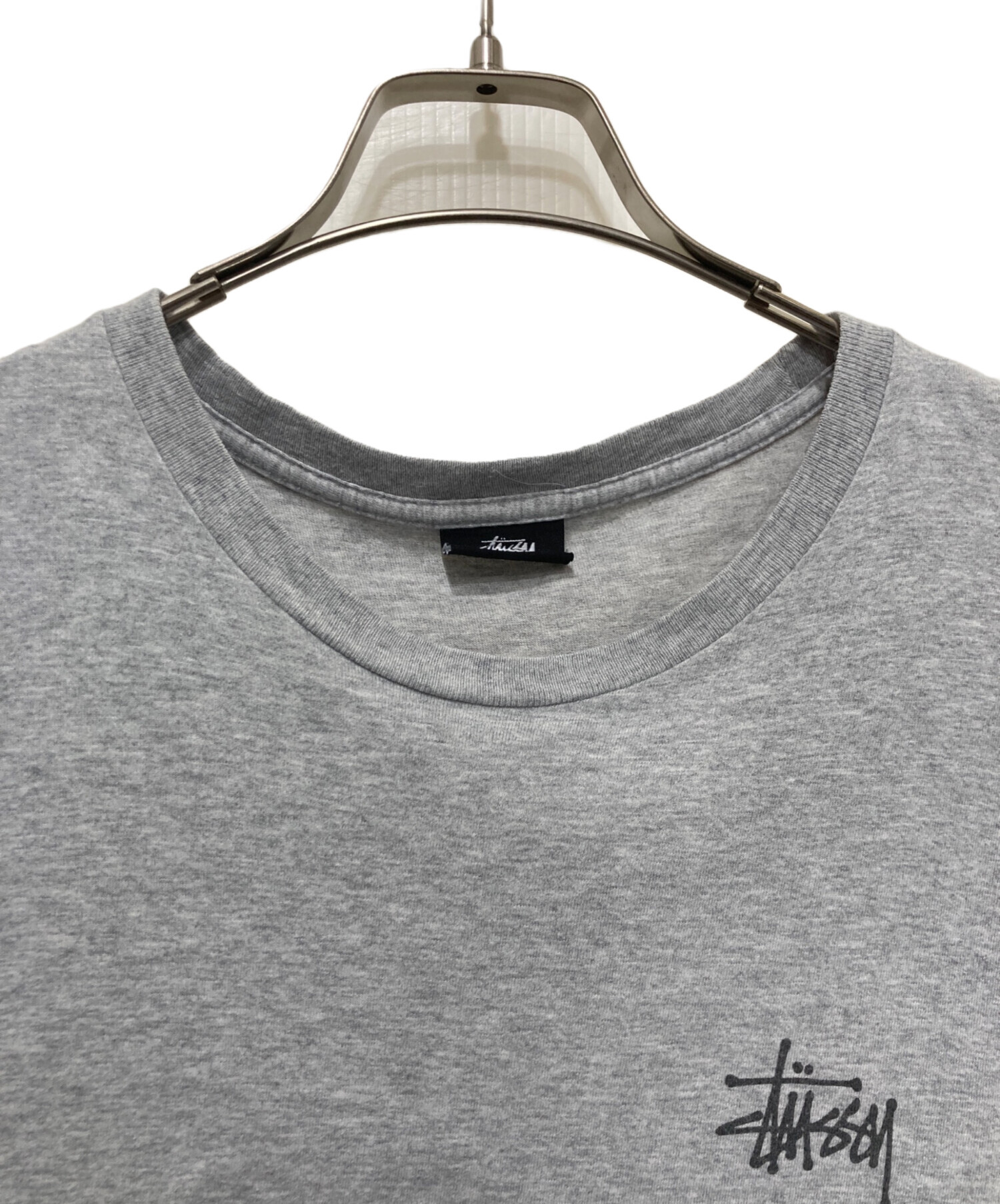 中古・古着通販】stussy (ステューシー) ロゴTシャツ グレー サイズ:S