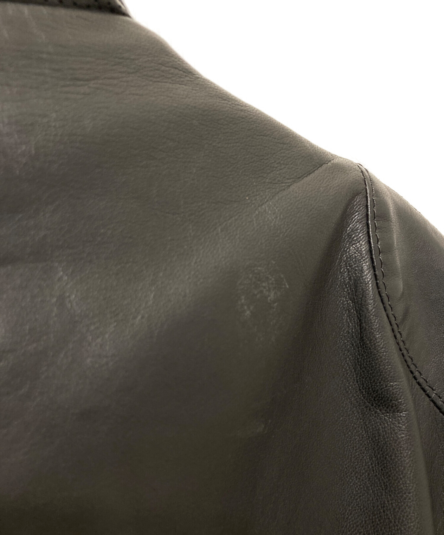中古・古着通販】BOSS HUGO BOSS (ボス ヒューゴボス) ラムレザー