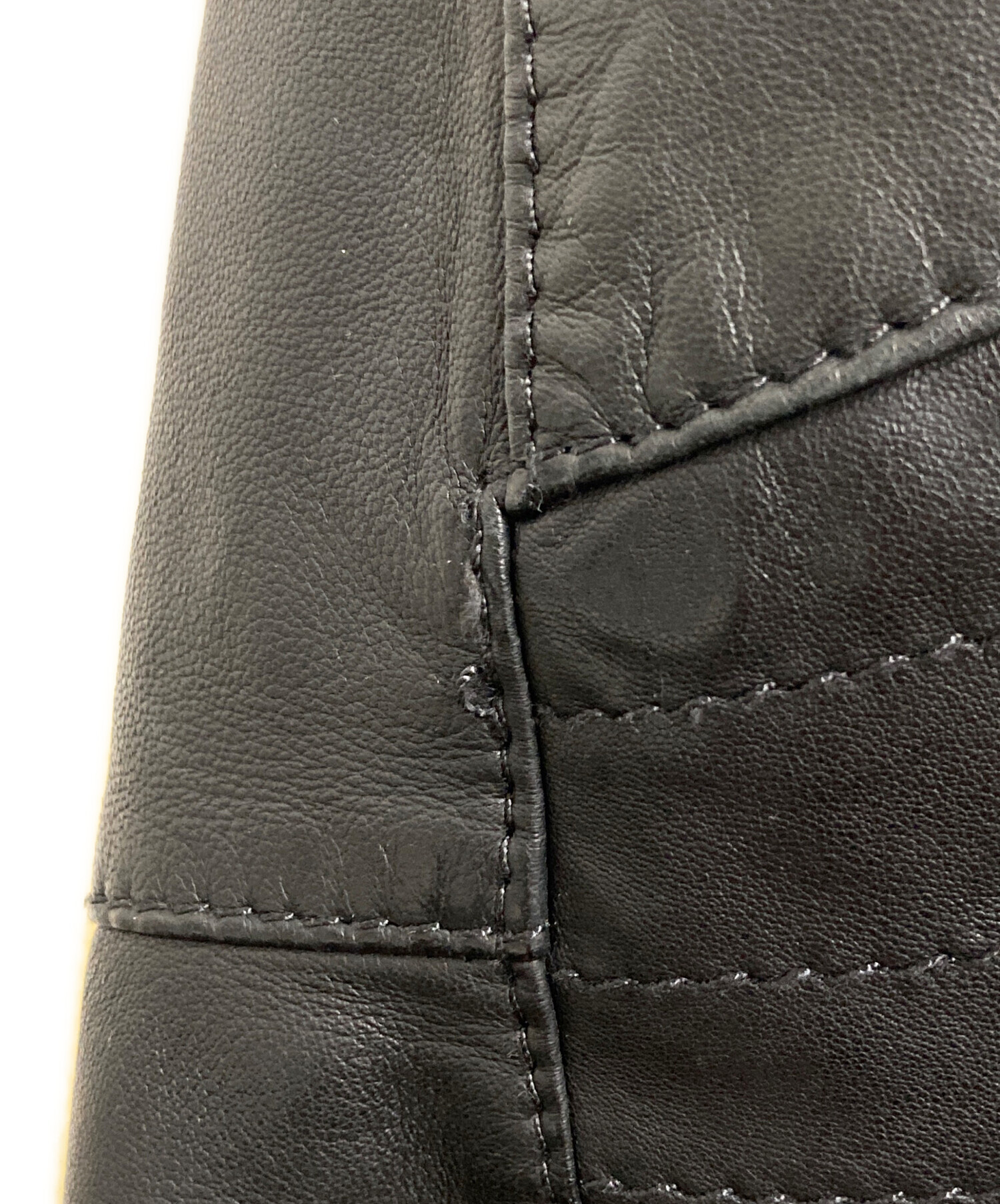 中古・古着通販】BOSS HUGO BOSS (ボス ヒューゴボス) ラムレザー