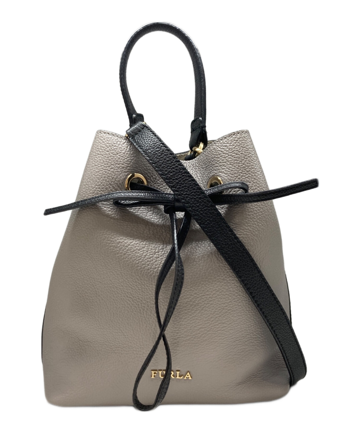 中古・古着通販】FURLA (フルラ) COSTANZA 巾着ショルダーバッグ