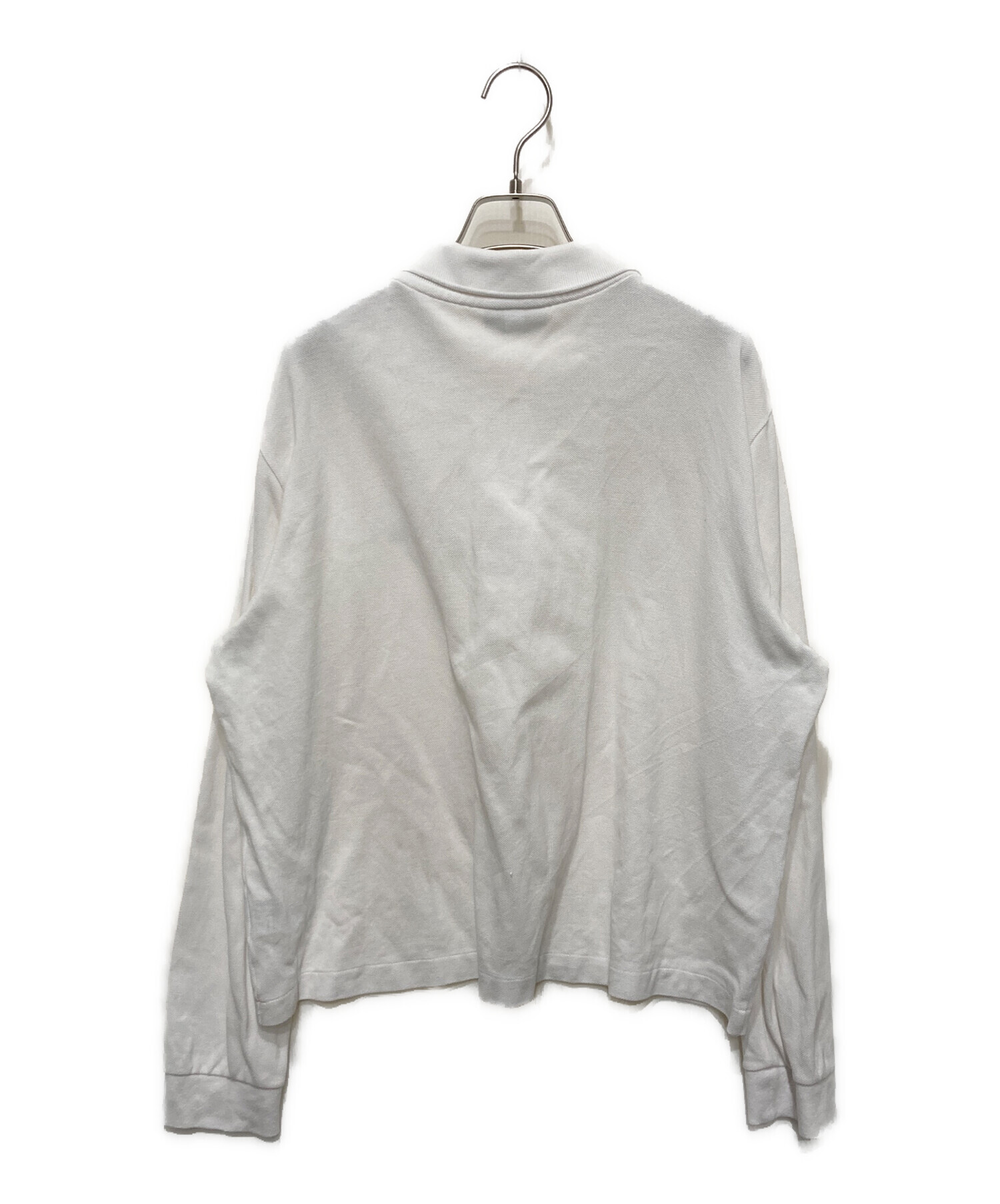 中古・古着通販】LACOSTE (ラコステ) ポロシャツ ホワイト サイズ:XL