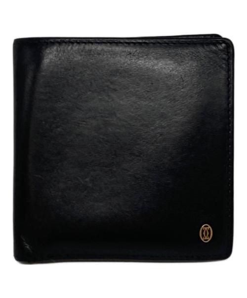 中古・古着通販】Cartier (カルティエ) 2つ折り財布 ブラック