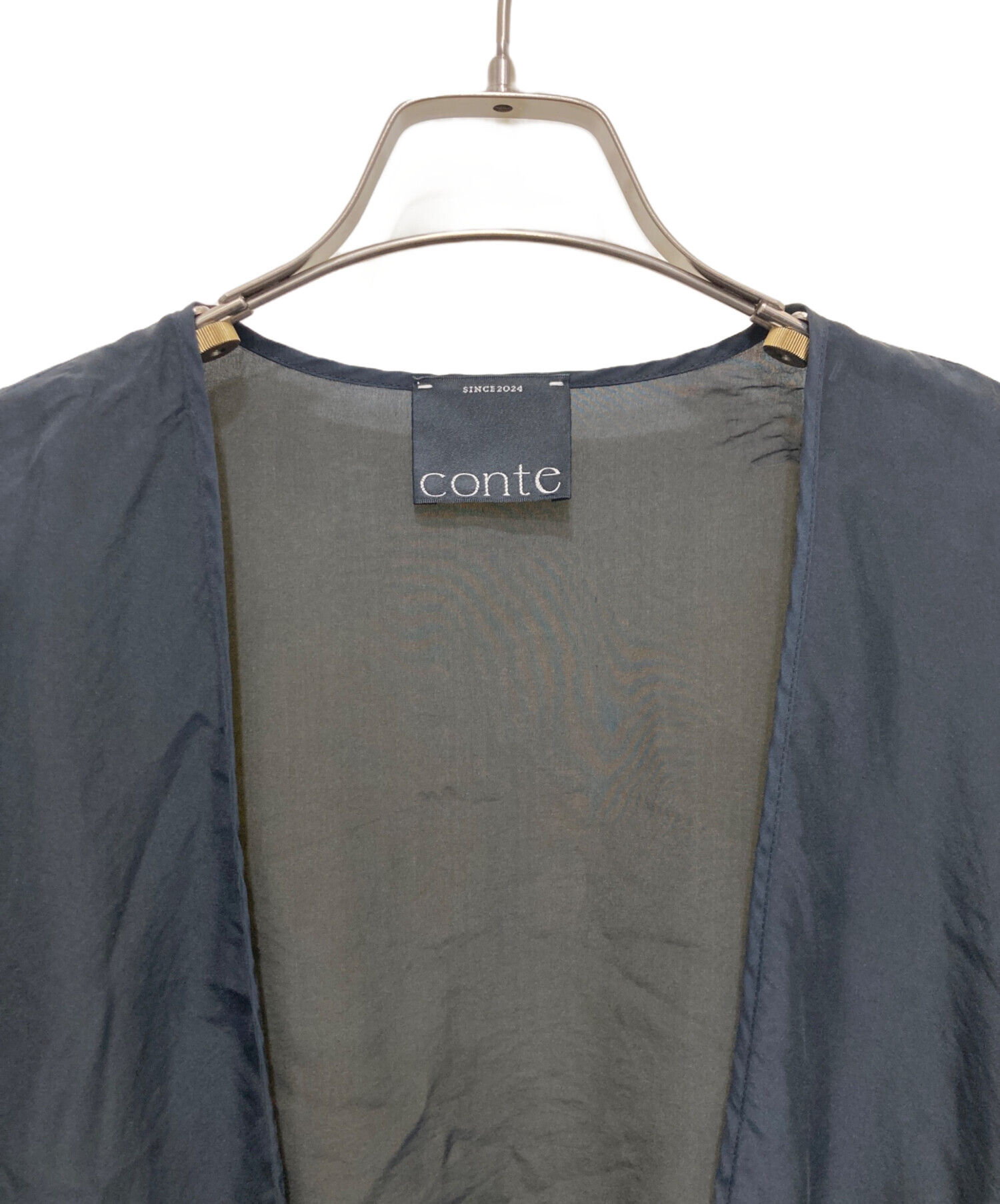 中古・古着通販】Conte (コンテ) ボレロシャツジャケット ブラック