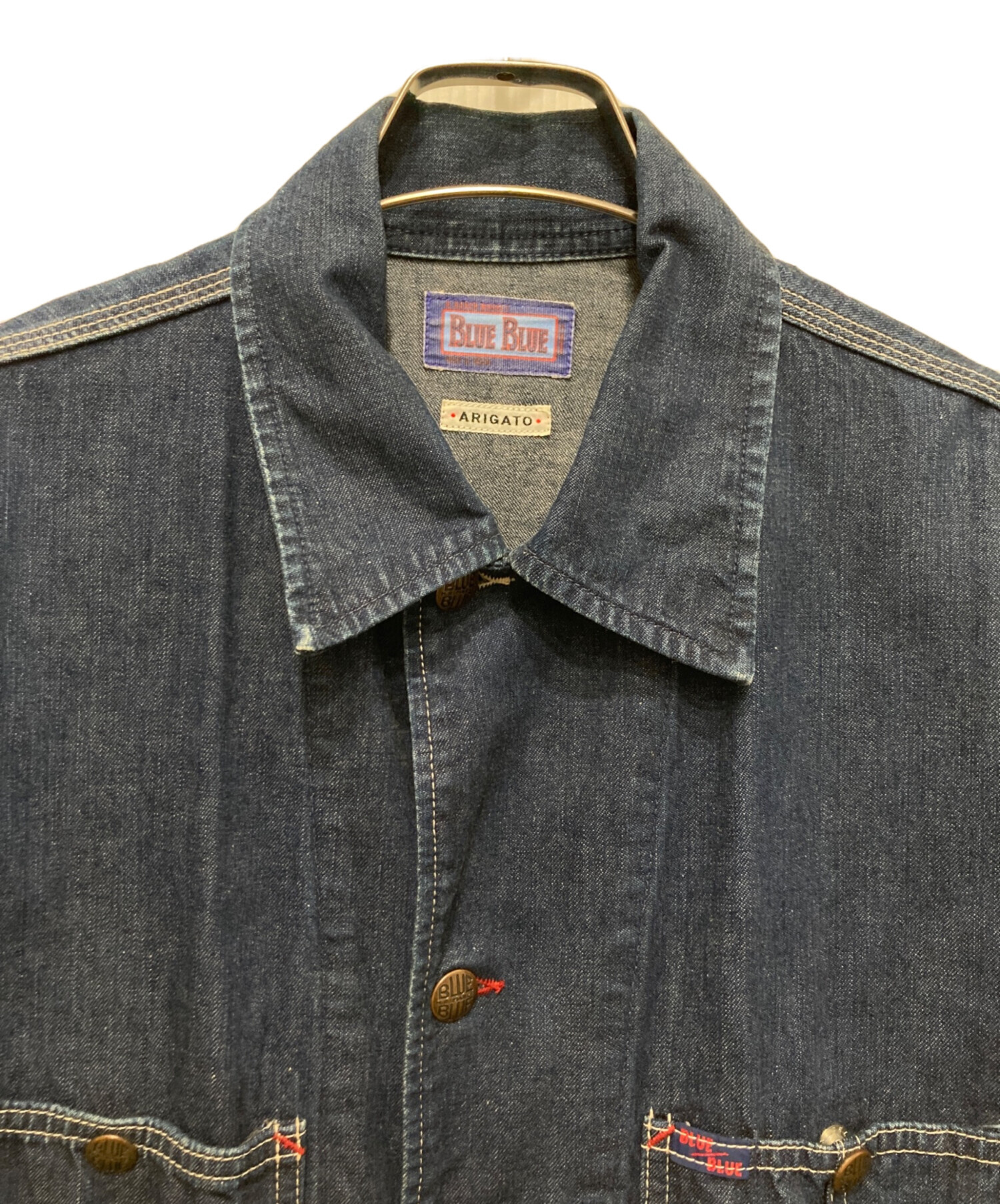 中古・古着通販】BLUE BLUE (ブルーブルー) カバーオール インディゴ
