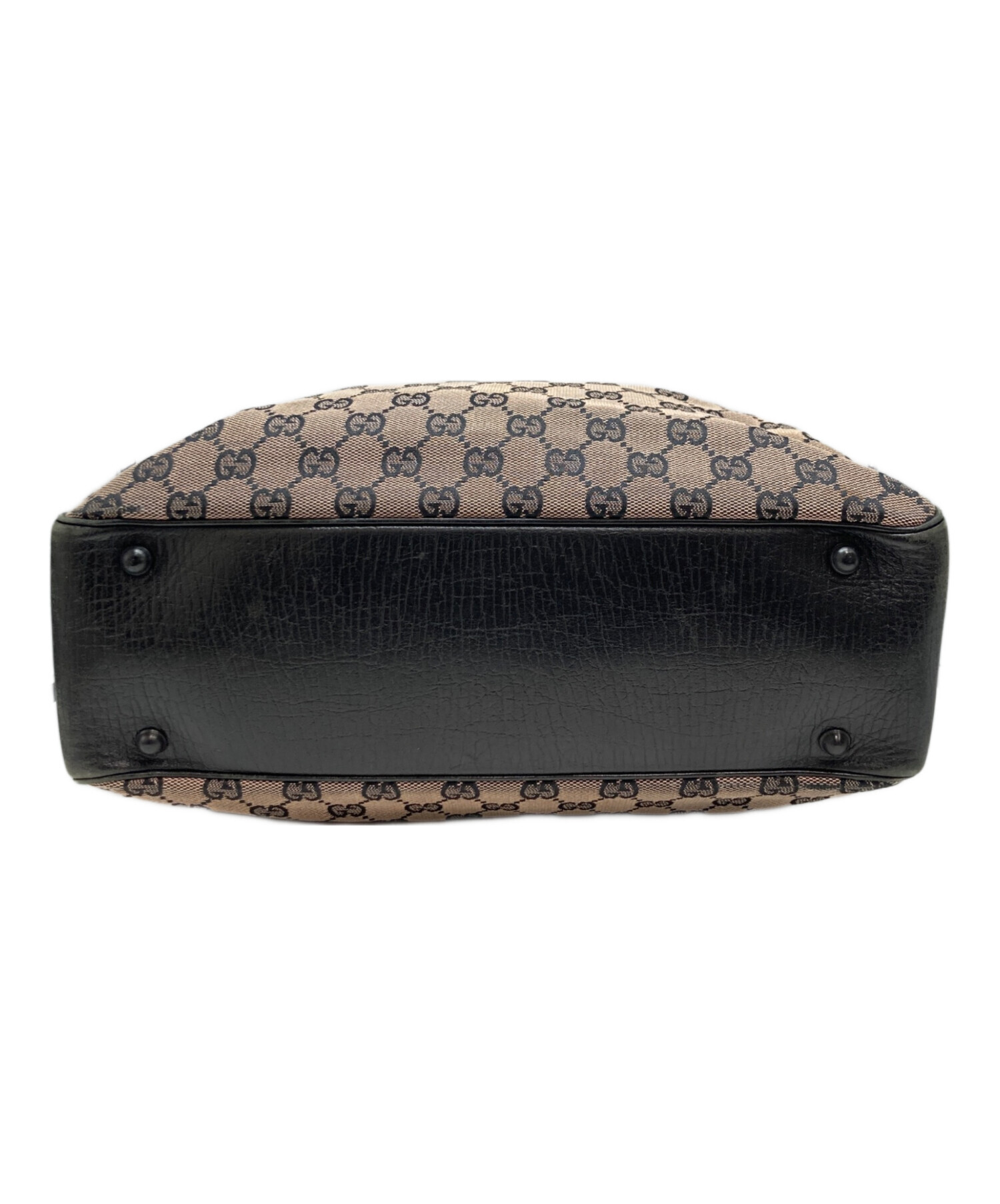 中古・古着通販】GUCCI (グッチ) GGキャンバスバンブートートバッグ