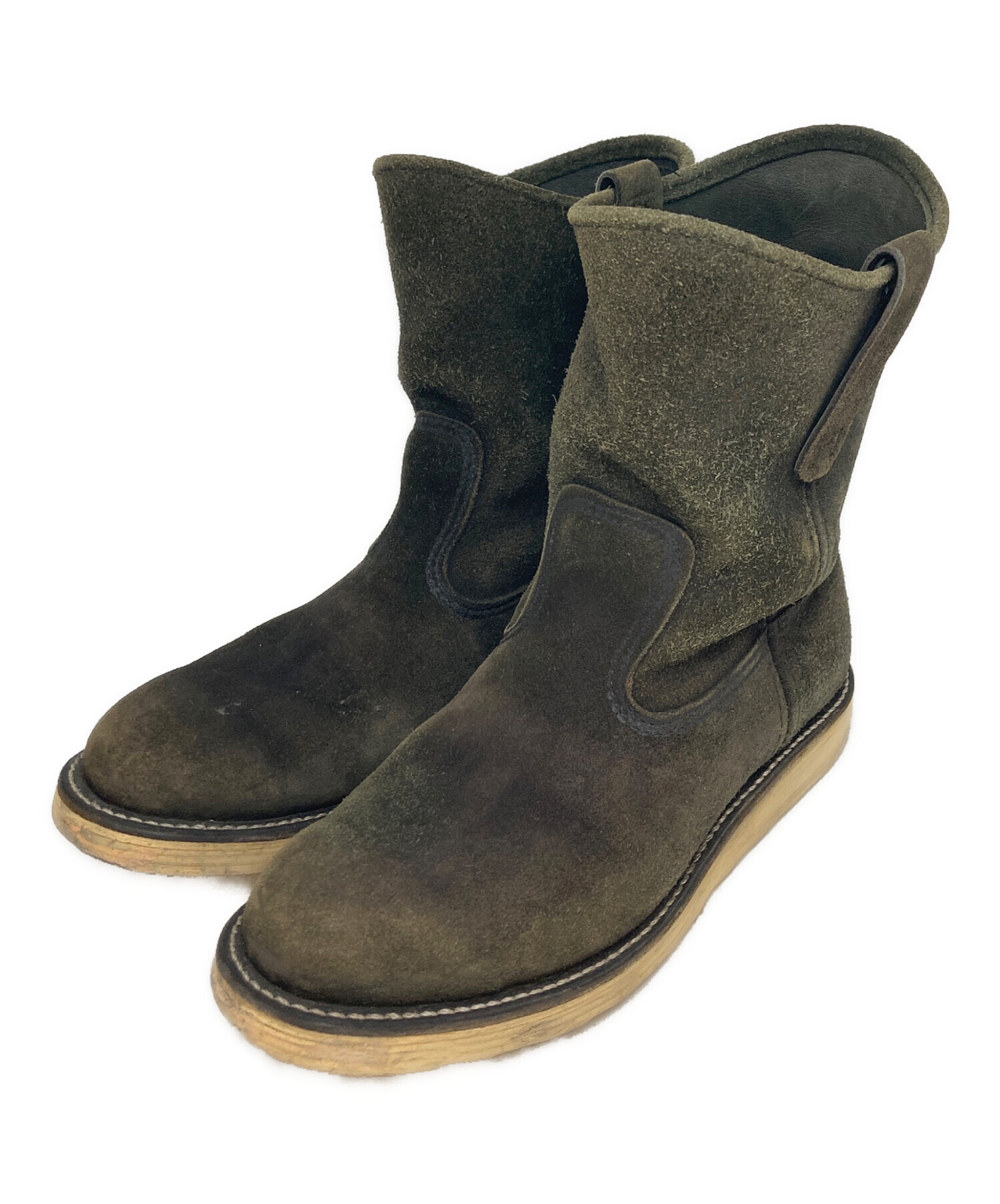 ビームス別注 デッド レッドウィング スエード ペコス ブーツ 25cm 中古・古着通販】RED WING (レッドウィング) BEAMS (ビームス) 別注