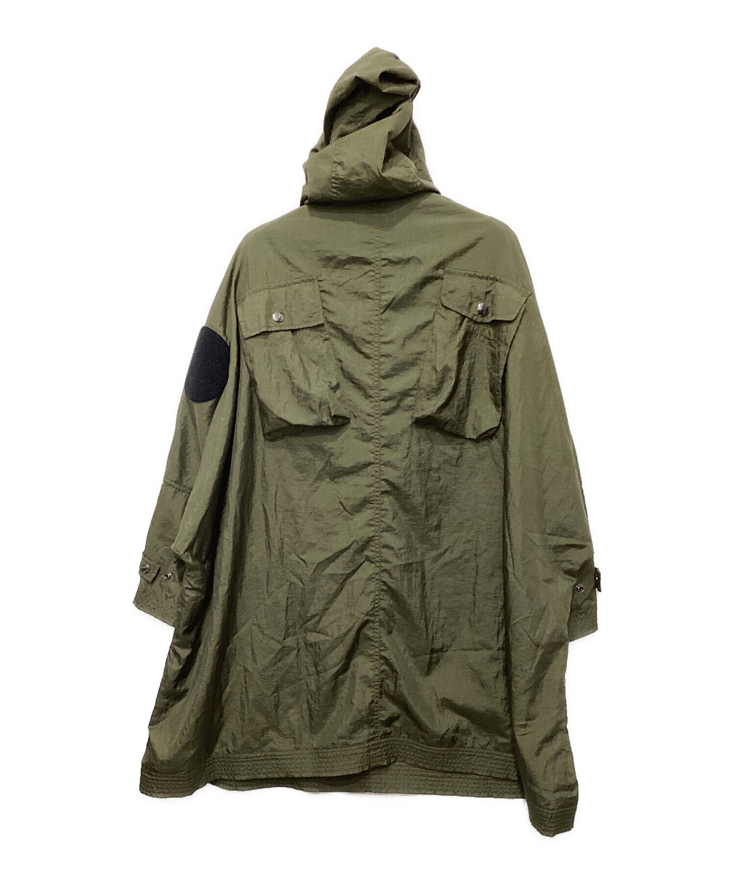 中古・古着通販】DIESEL (ディーゼル) ナイロンモッズコート カーキ