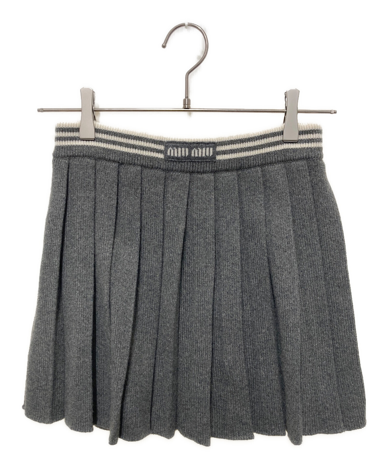 中古・古着通販】MIU MIU (ミュウミュウ) カシミヤウールプリーツ