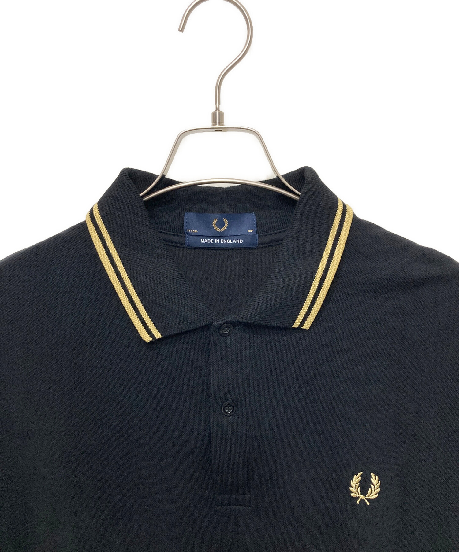 【新品未使用】フレッドペリー　ポロシャツ　ブラックXLサイズ 中古・古着通販】FRED PERRY (フレッドペリー) ポロシャツ ブラック