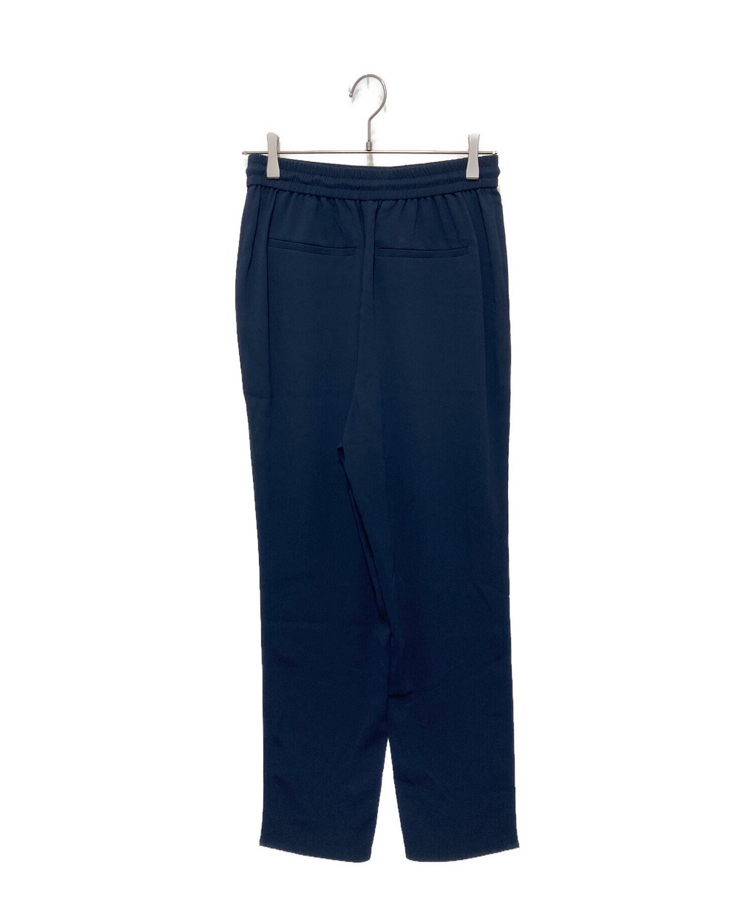 theory luxeネイビー ガウチョパンツ 38タグ付き新品 中古・古着通販】theory luxe (セオリーリュクス) バックサテンドロー