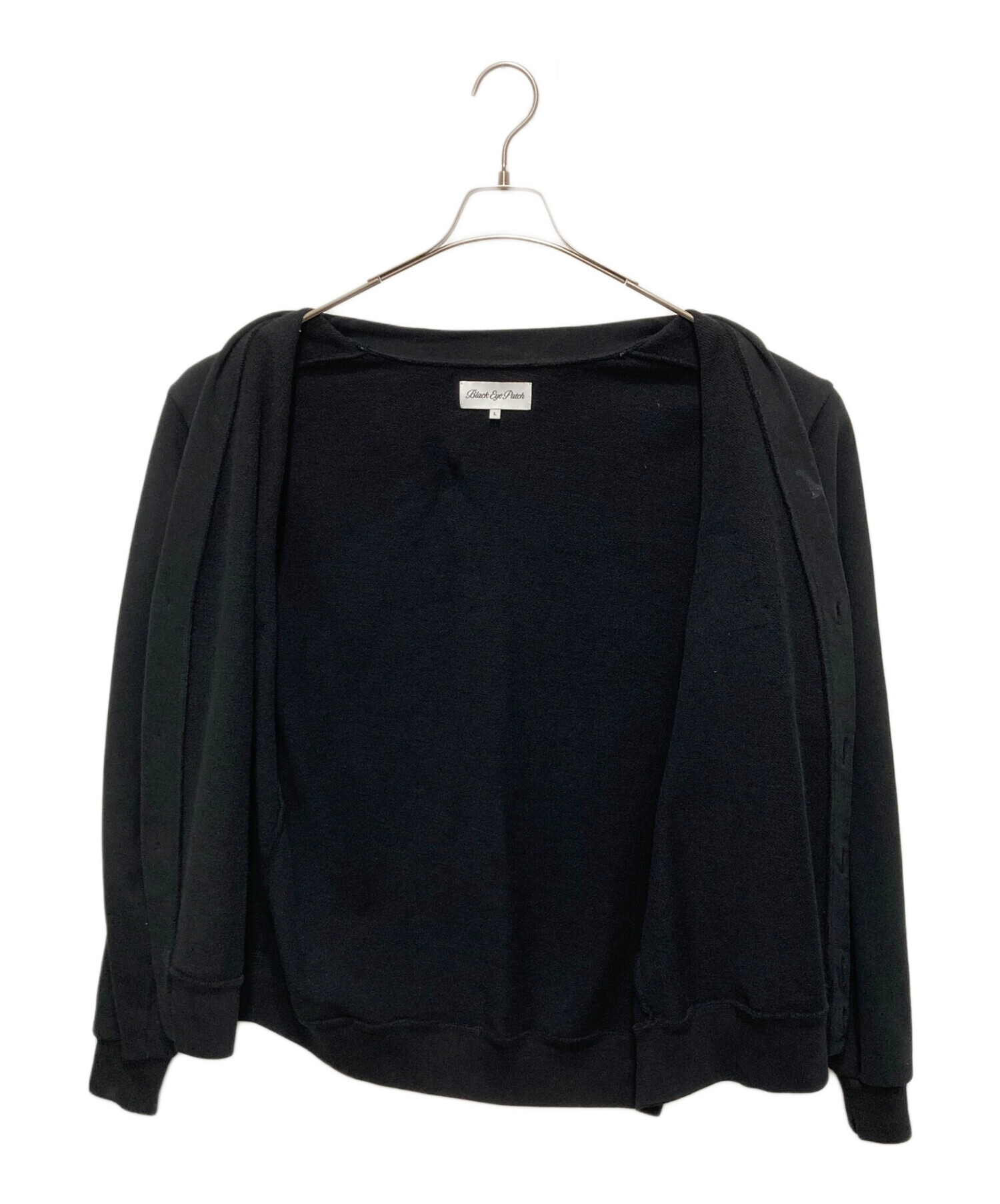 THE BLACK EYE PATCH ブラックカーディガン 中古・古着通販】BlackEyePatch (ブラックアイパッチ) スウェット