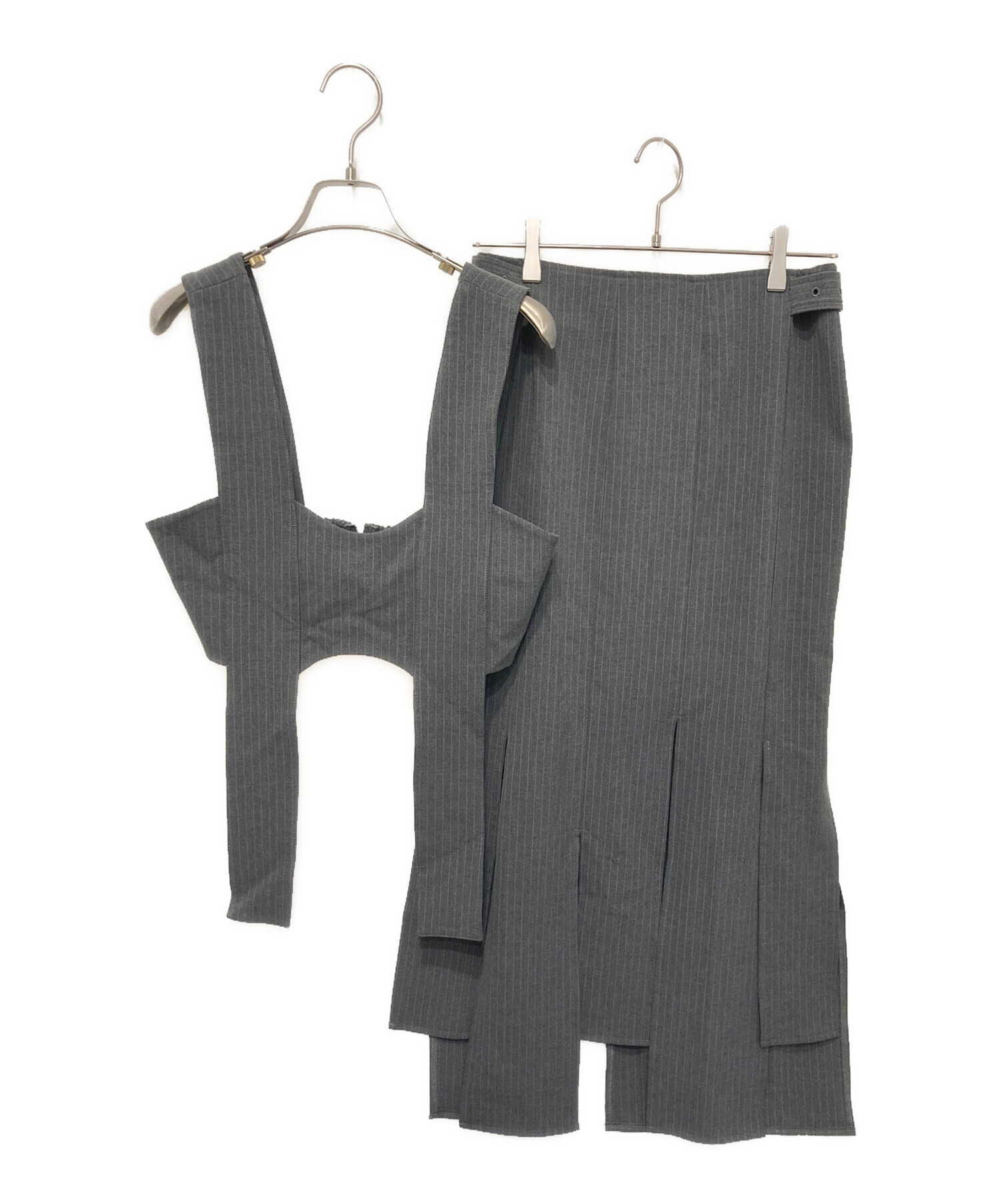 中古・古着通販】musubore (ムスボレ) vents skirt ＆ bustier set-up