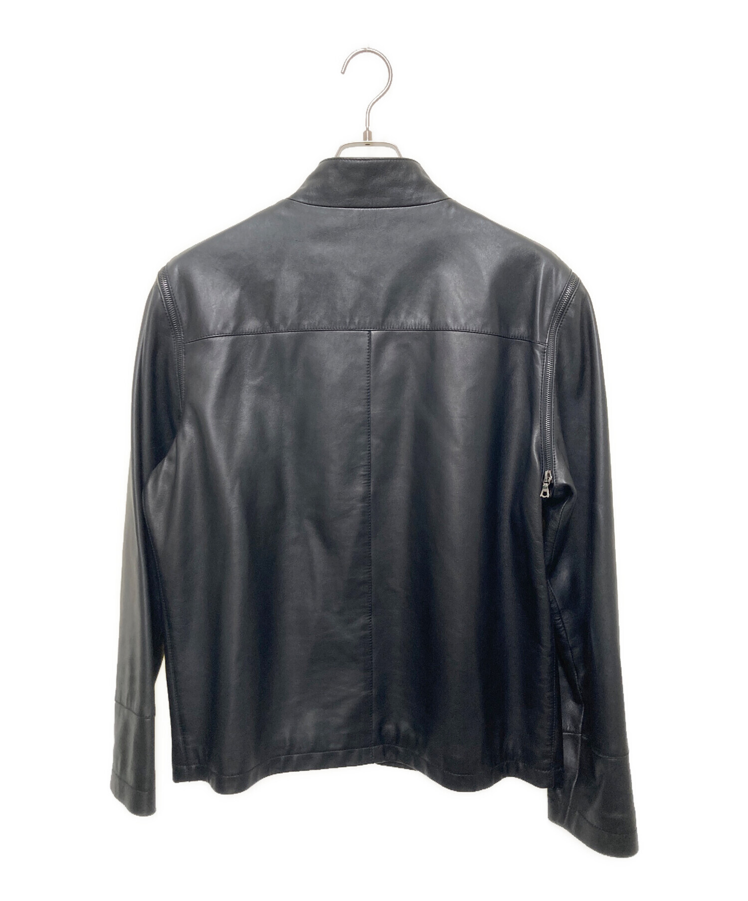 中古・古着通販】dunhill (ダンヒル) シングルライダースジャケット