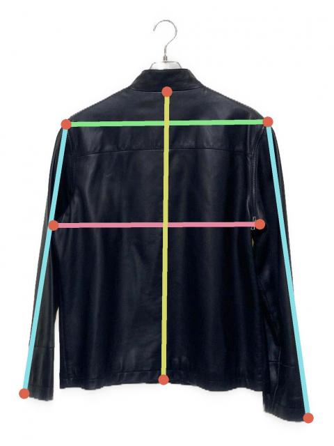 中古・古着通販】dunhill (ダンヒル) シングルライダースジャケット