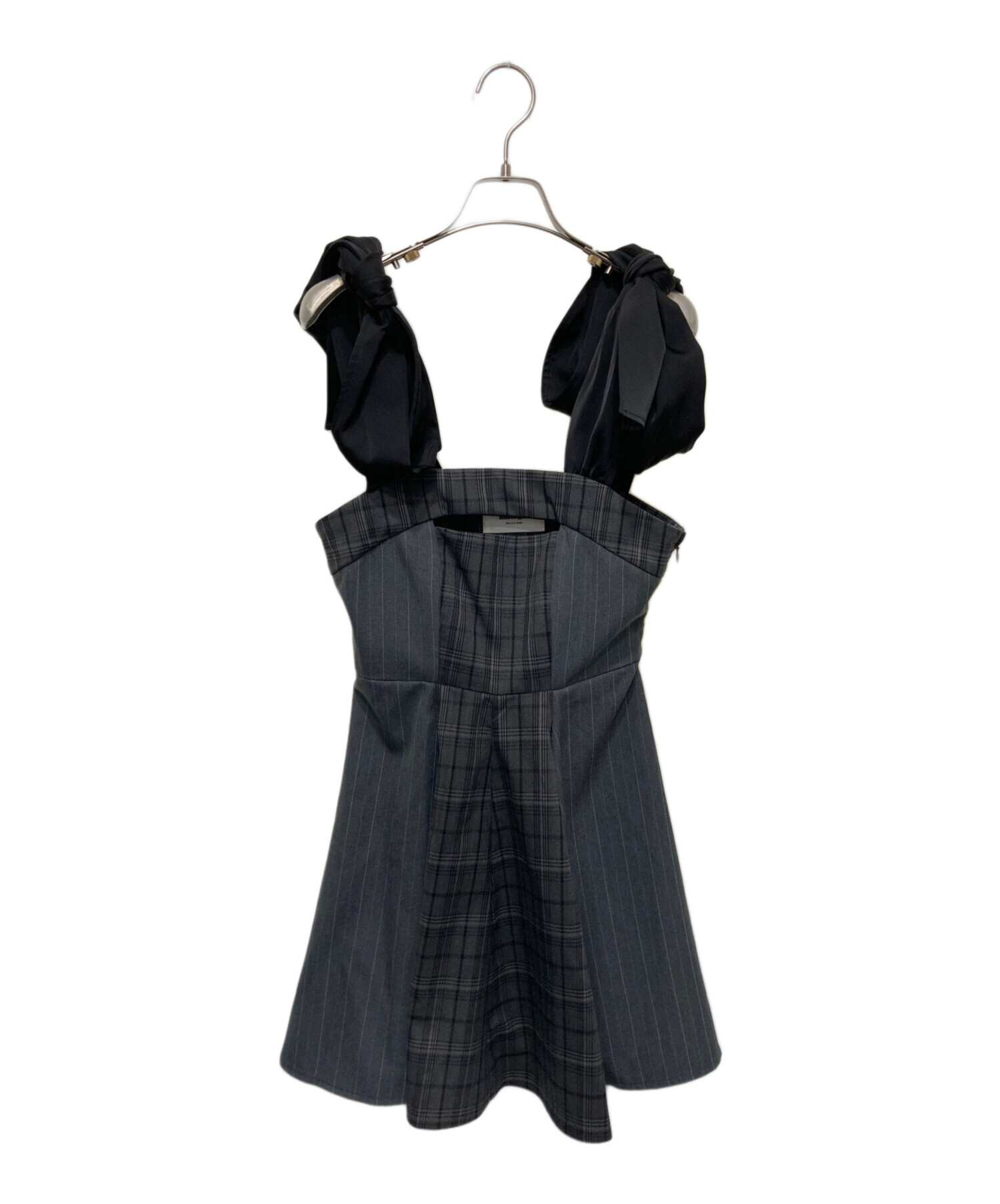 中古・古着通販】amerge (アメルジュ) ribbon shoulder check circular 