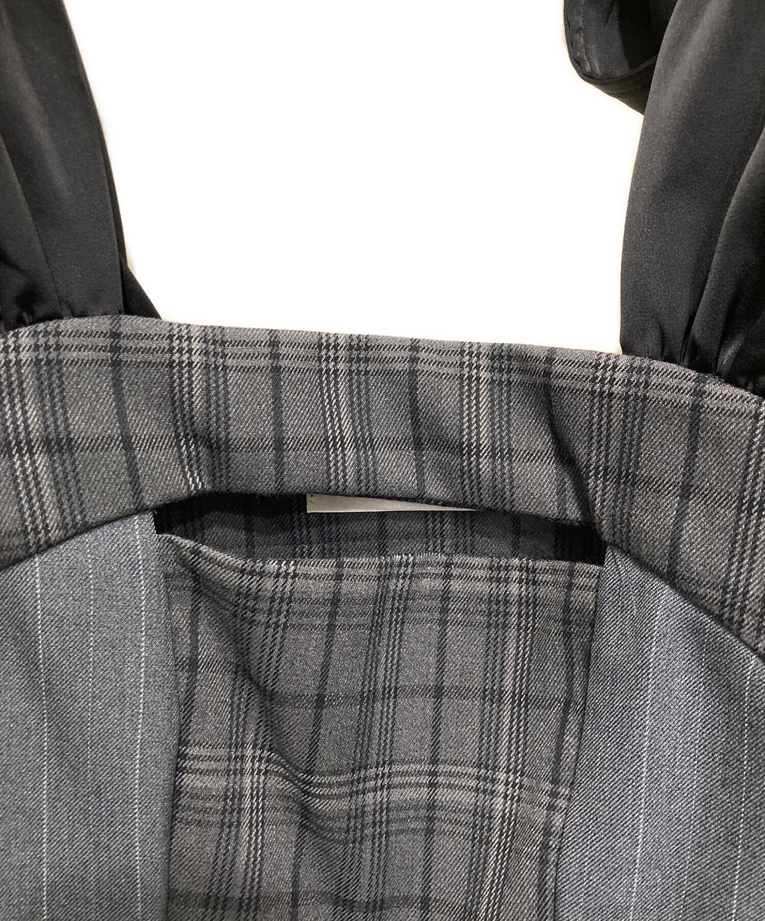 中古・古着通販】amerge (アメルジュ) ribbon shoulder check circular 