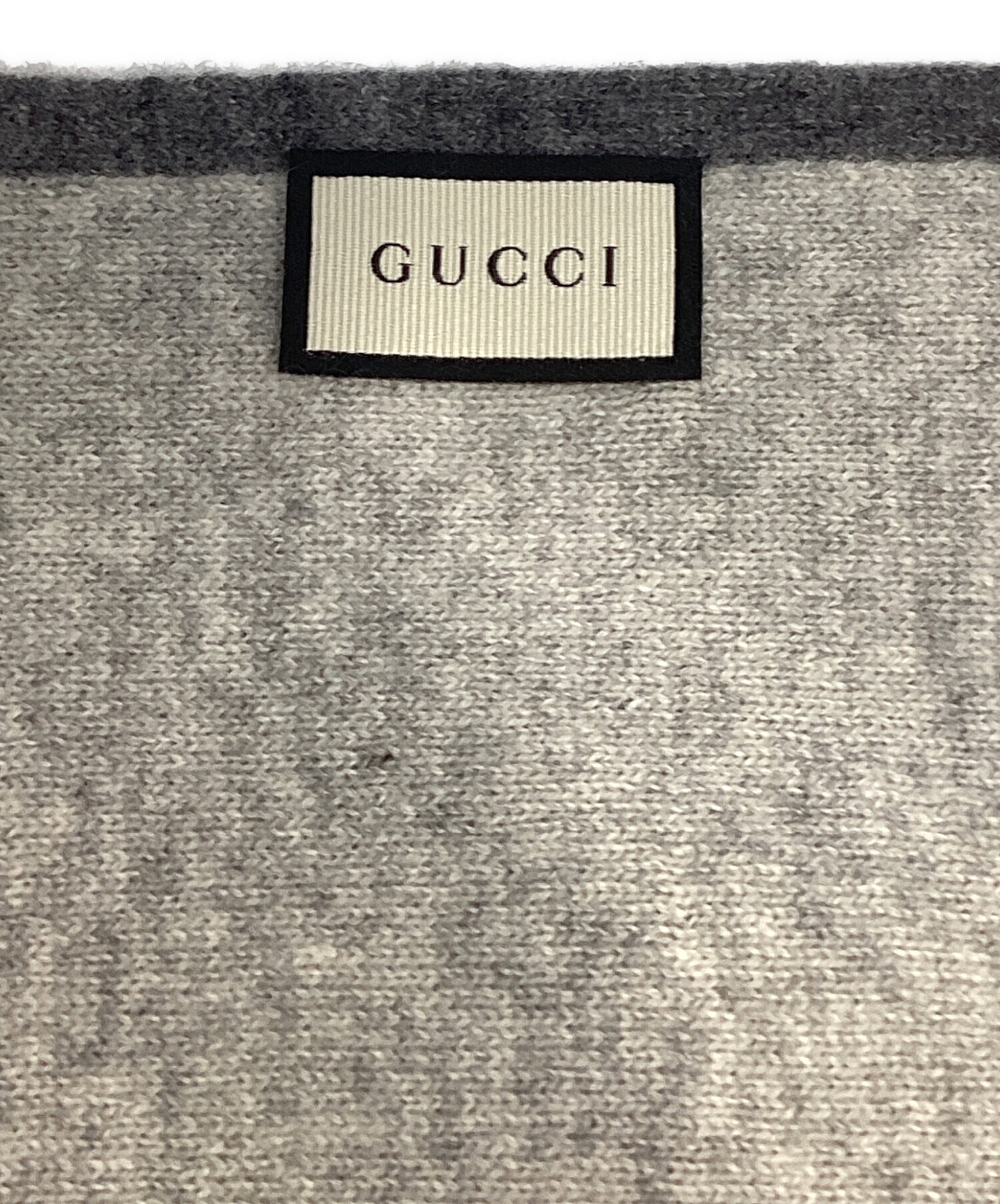 中古・古着通販】GUCCI (グッチ) インターロッキングGカシミヤマフラー