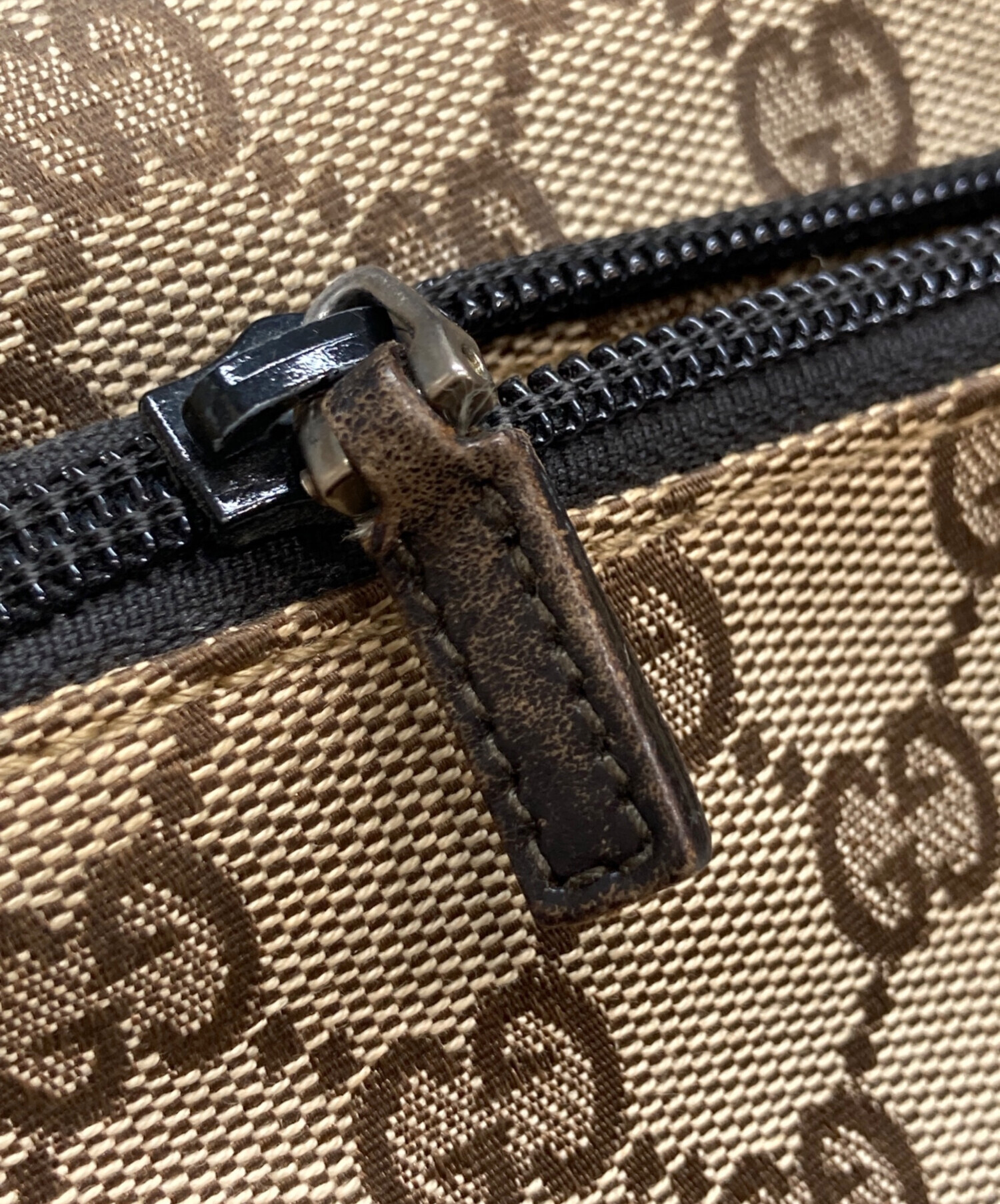 中古・古着通販】GUCCI (グッチ) GGキャンバスワンショルダーバッグ