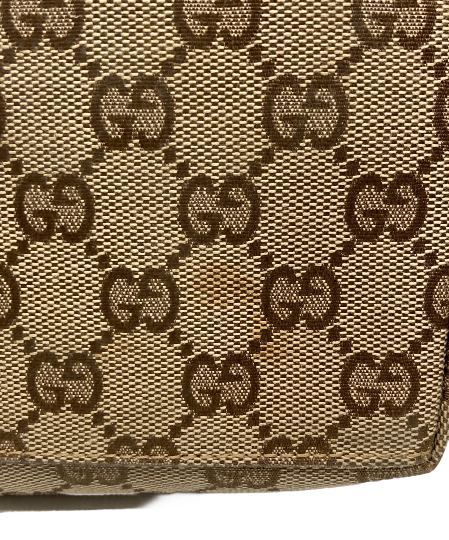 中古・古着通販】GUCCI (グッチ) GGキャンバスワンショルダーバッグ