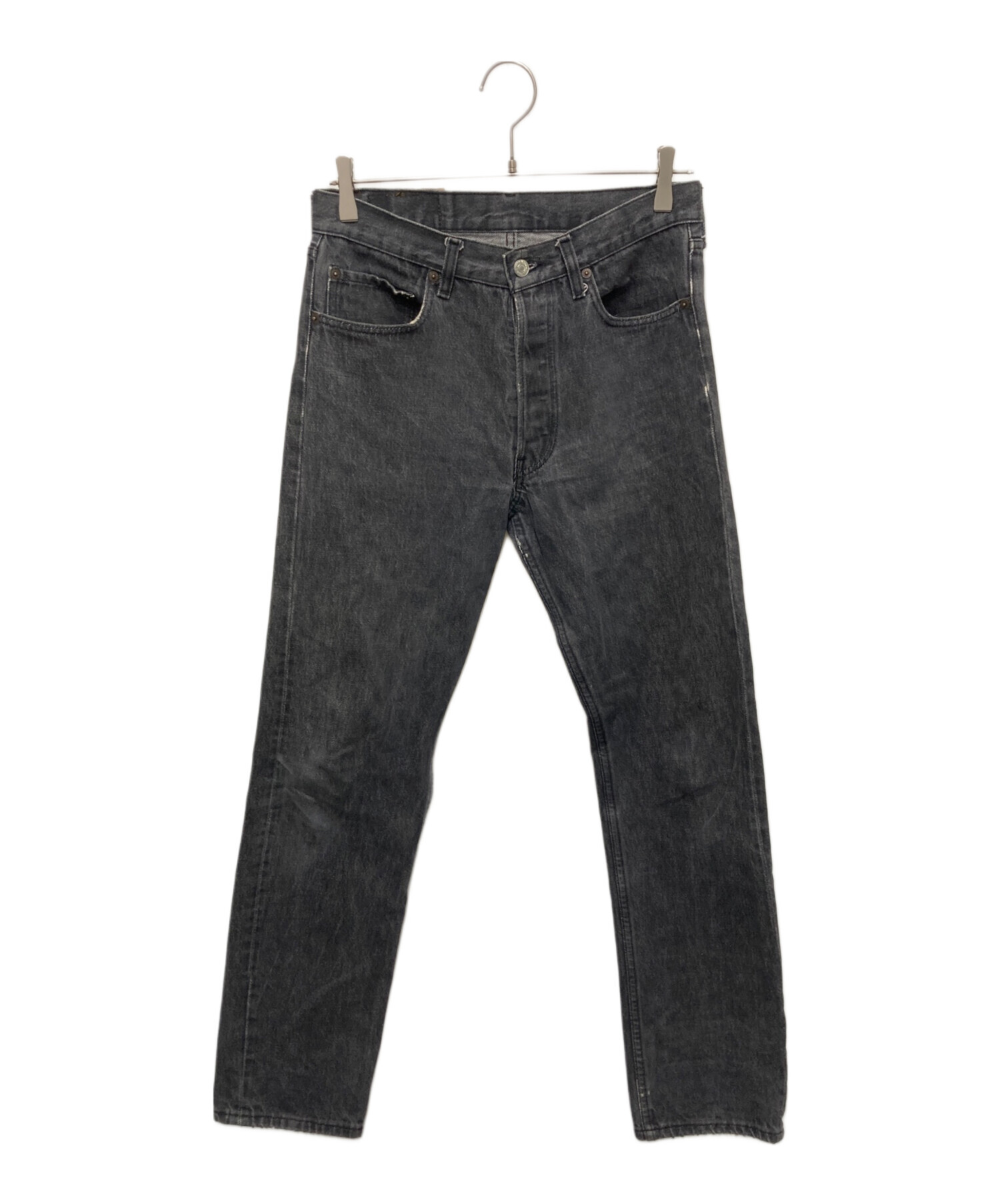中古・古着通販】LEVI'S (リーバイス) 80's 先染め501ブラックデニム