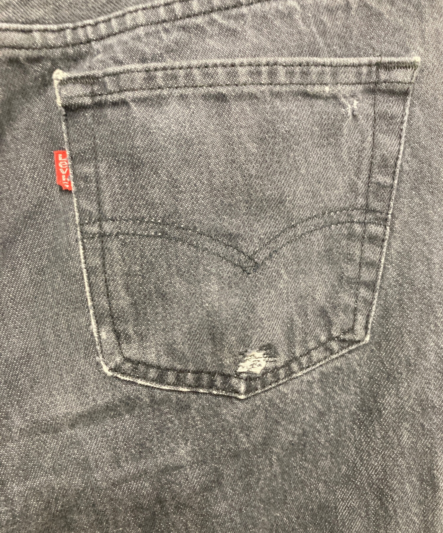 中古・古着通販】LEVI'S (リーバイス) 80's 先染め501ブラックデニム