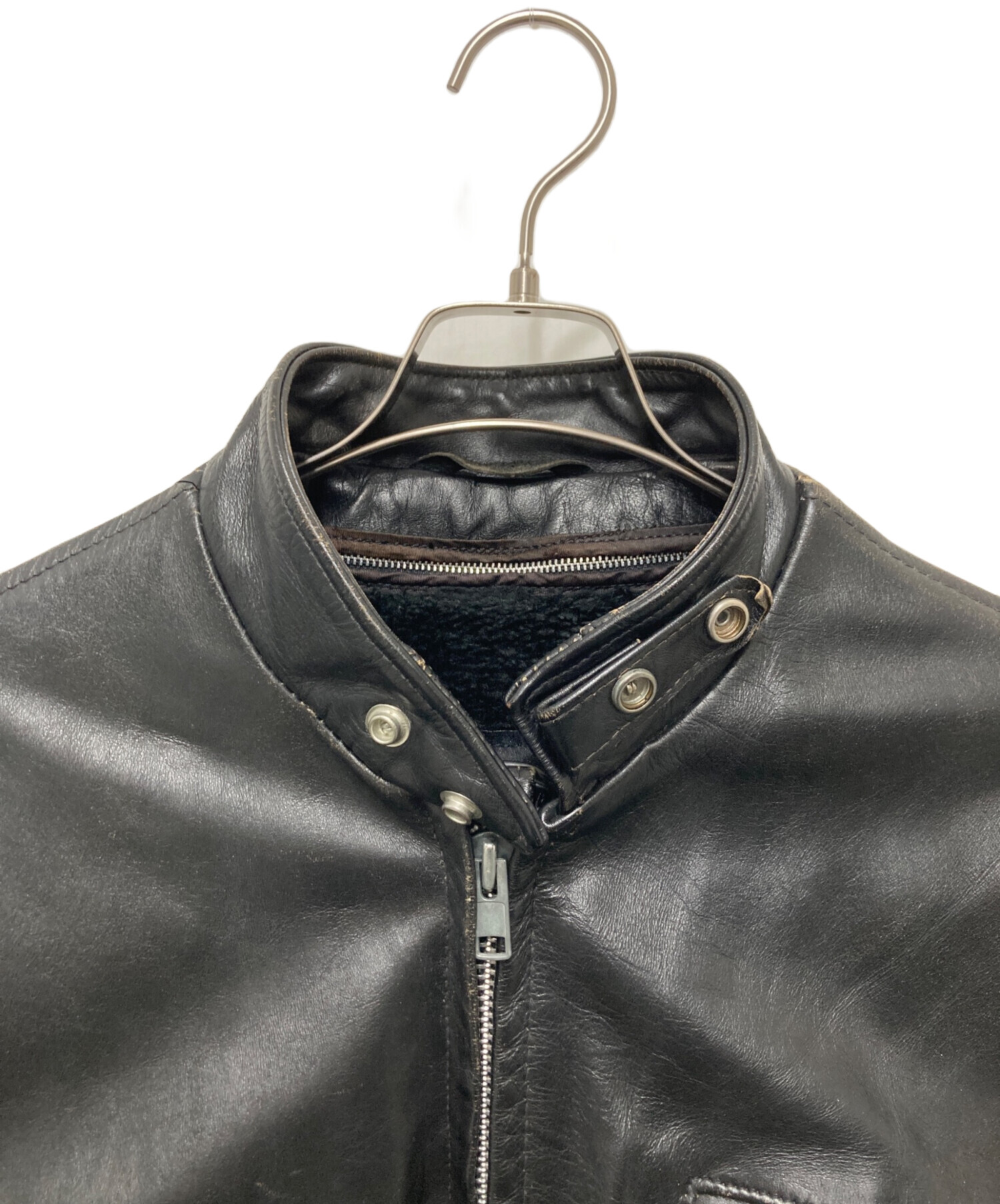 中古・古着通販】Schott (ショット) ファーライナー付きレザー