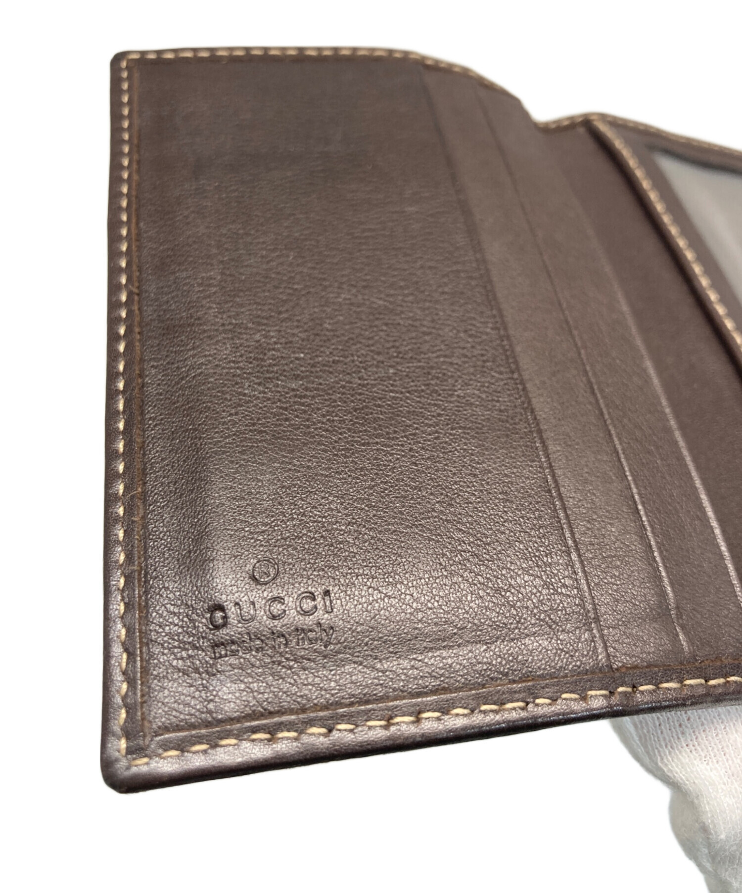 中古・古着通販】GUCCI (グッチ) ラブリー GGキャンバスパスケース