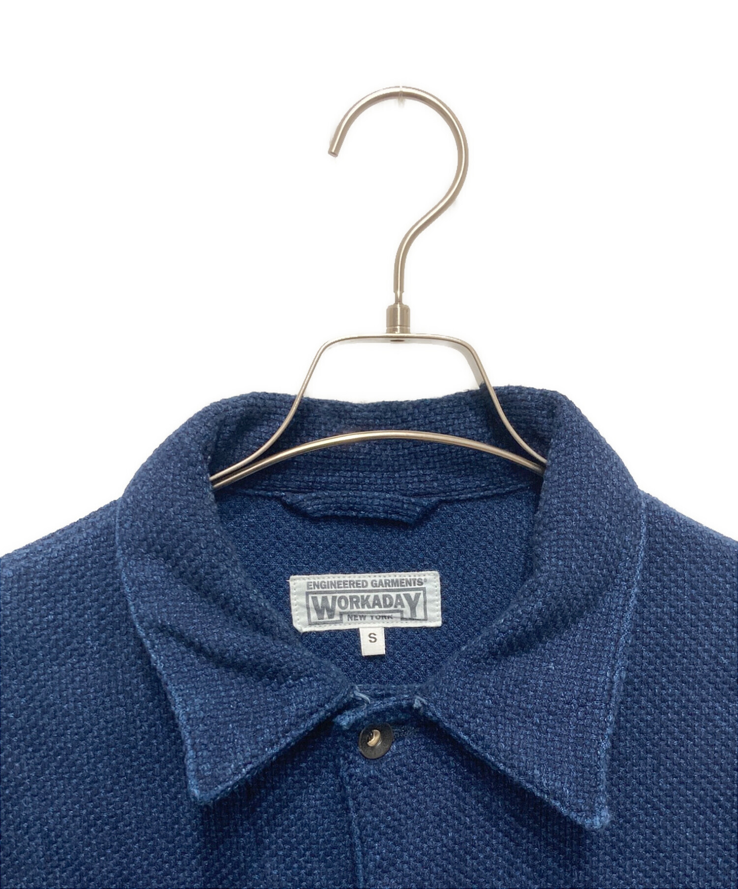 ENGINEEREDGARMENTS ネイビー コットン カバーオール チンスト 中古・古着通販】Engineered Garments (エンジニアド ガーメンツ