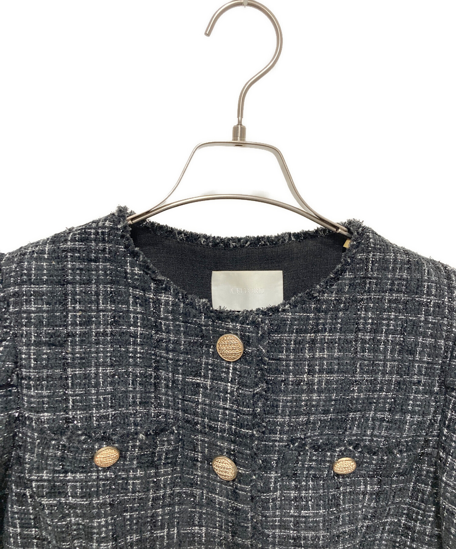 中古・古着通販】CELFORD (セルフォード) ファンシーツイードペプラム