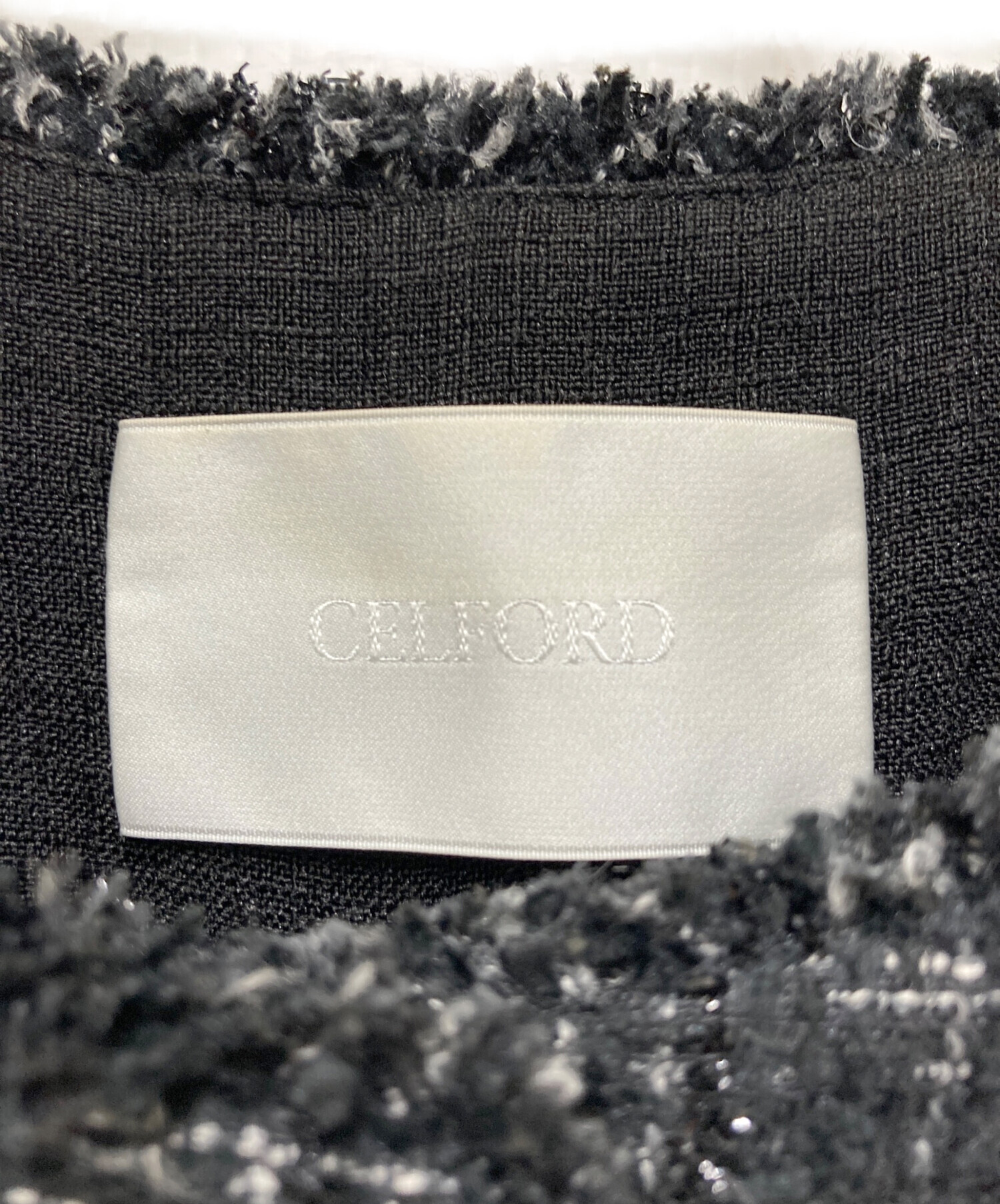 中古・古着通販】CELFORD (セルフォード) ファンシーツイードペプラム